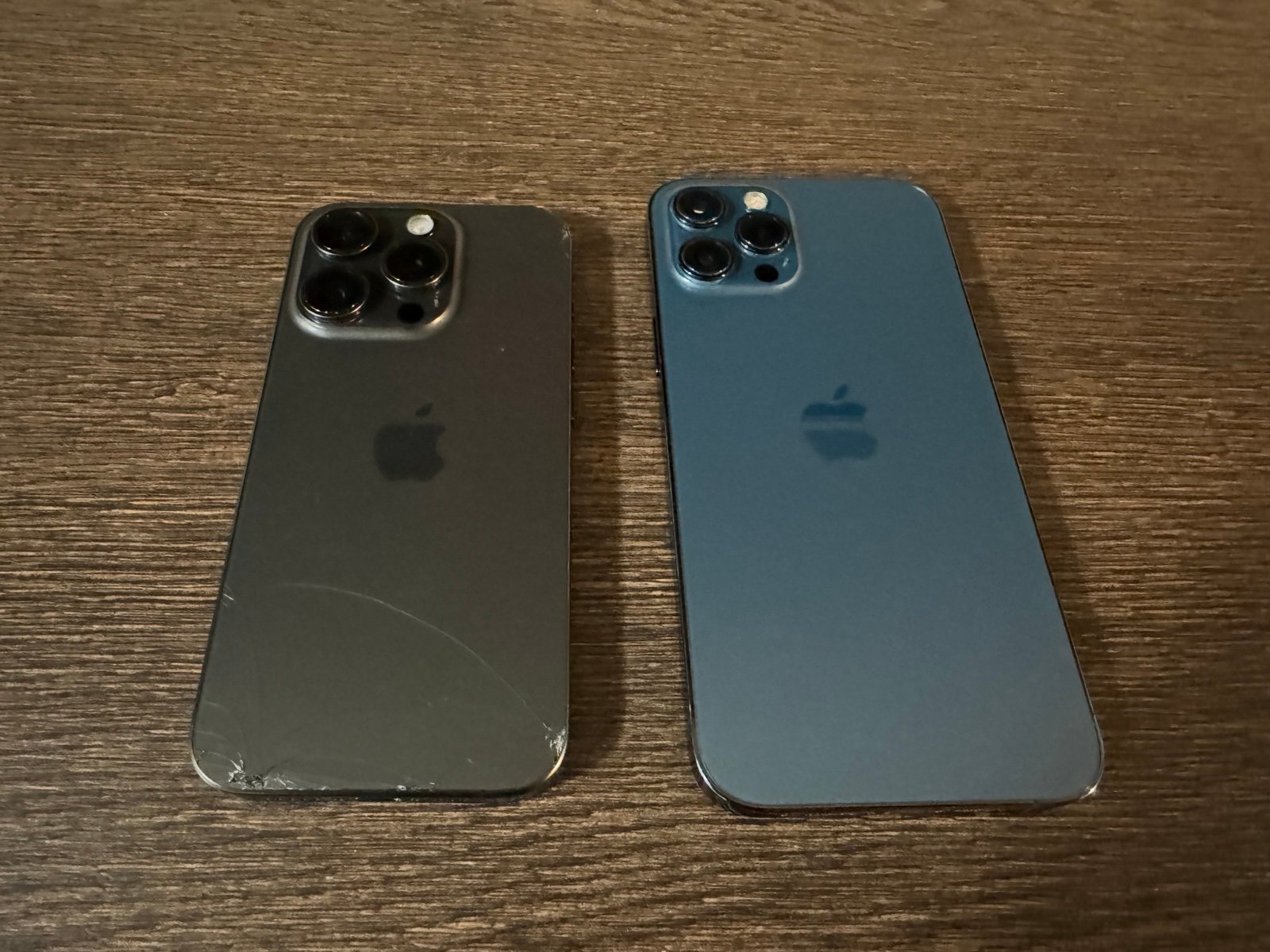 Parts Only: (Lot of 2) Sim Lock Apple iPhone 15 Pro & Apple iPhone 12 Pro Max 9F98