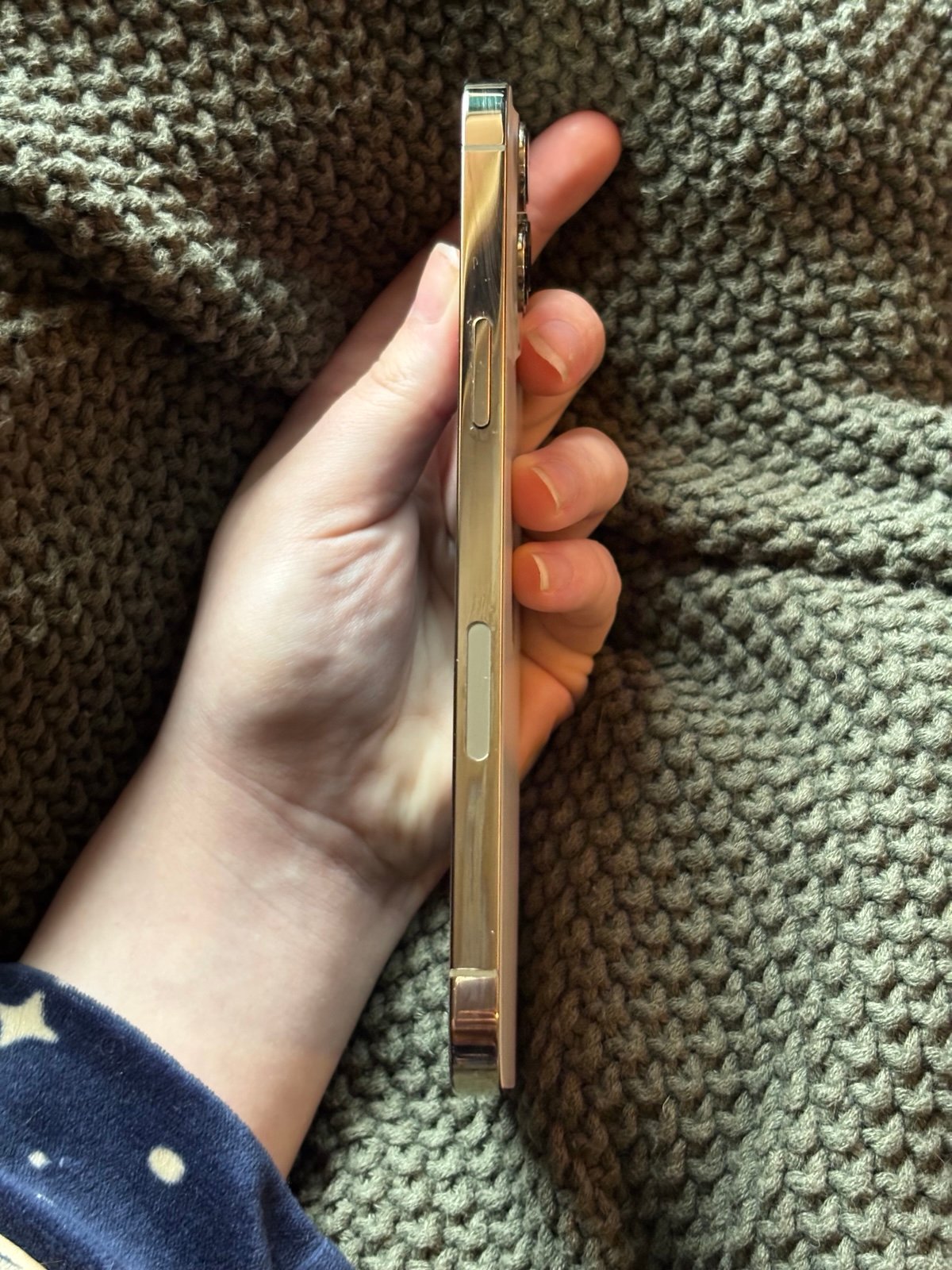 IPhone 12 Pro Max 256gb Gold Unlocked and Factory Reset 7E37