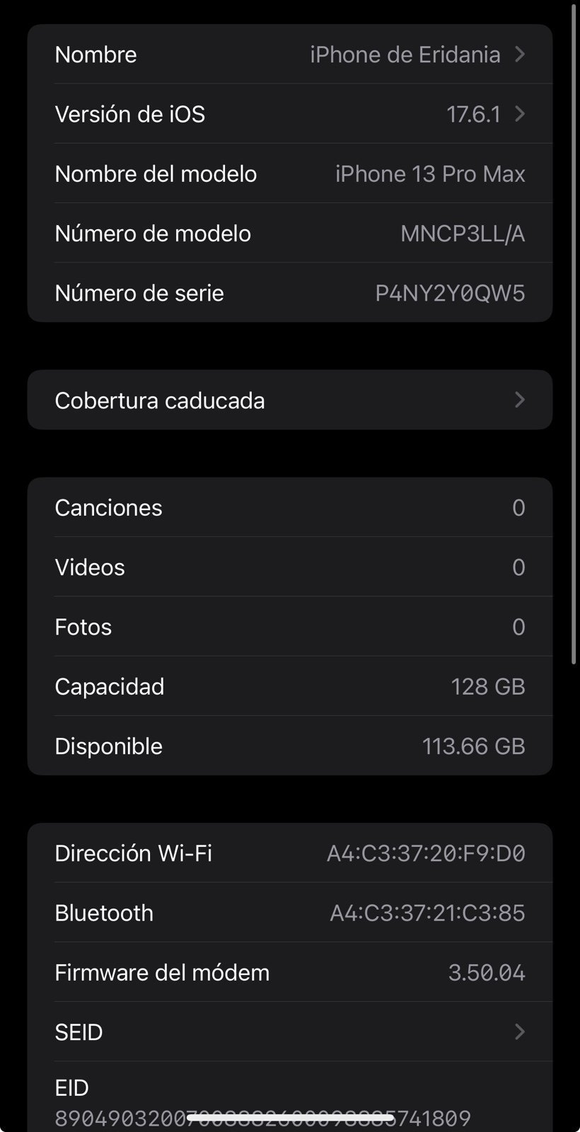 iPhone 13 Pro Max 128GB Unlocked Green 9L97