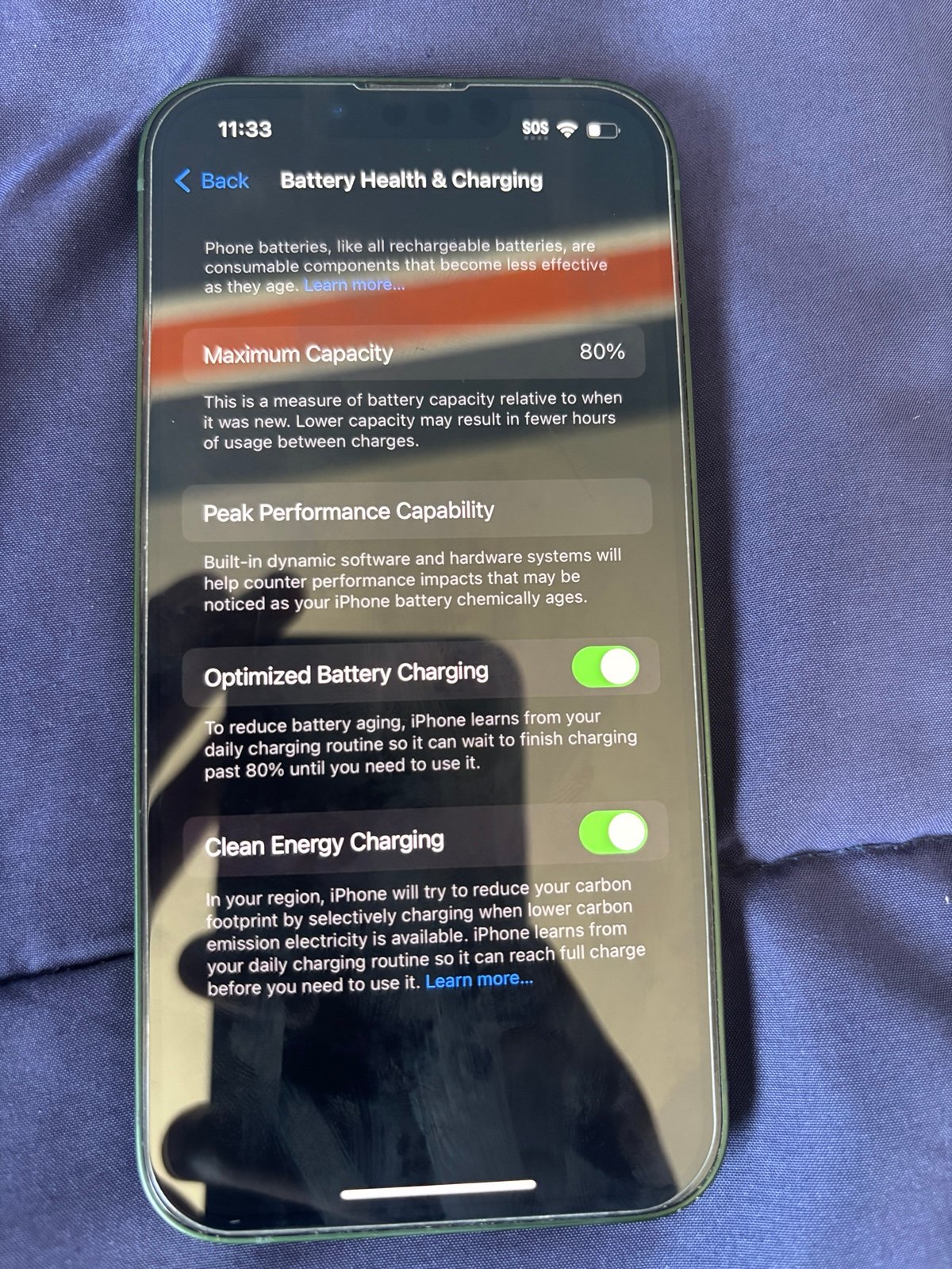 Apple iPhone 13 - 128 GB - Green (Unlocked) 8O81