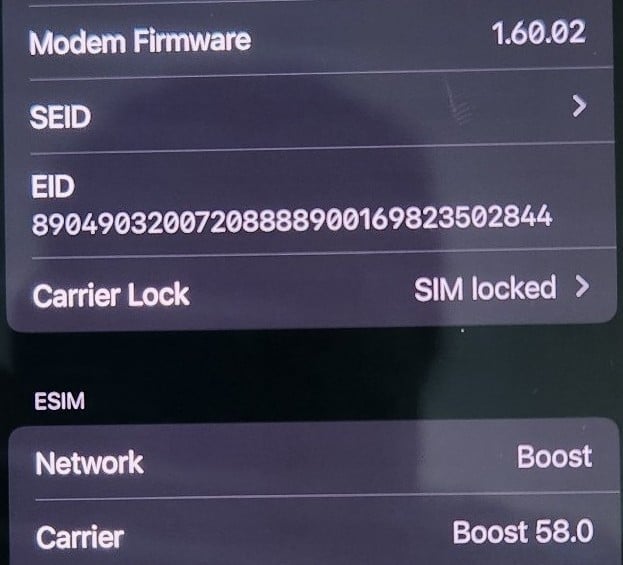 IPhone 15 Pro - 256GB - 100% Battery - Boost Sim Locked 1J55