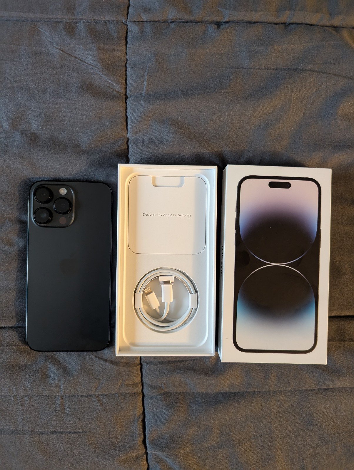 Apple iPhone 14 Pro Max 128 GB Deep Black Unlocked 7V95