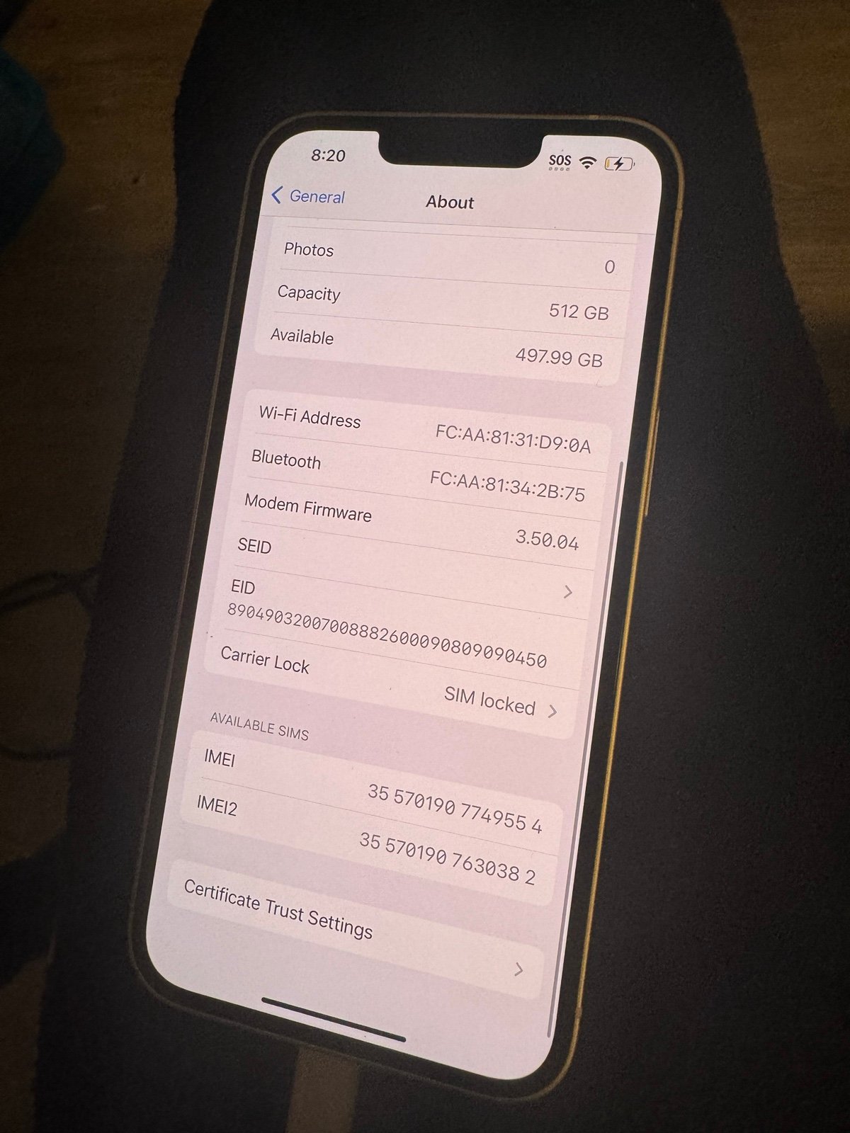 iPhone 13 512 gb AT&T/ cricket 9V71