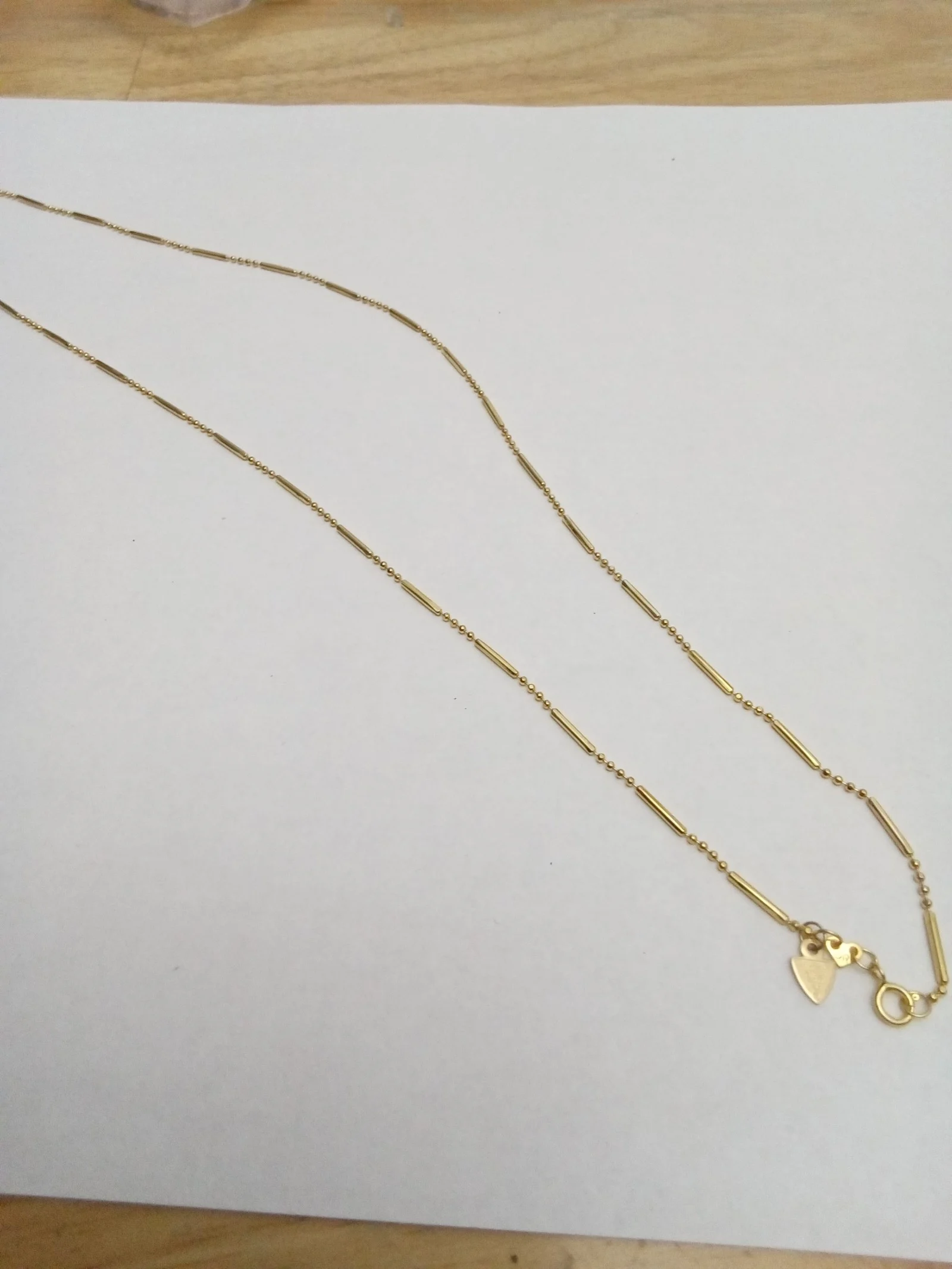 14K necklace