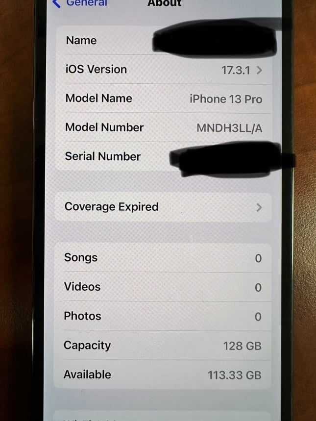 Apple iPhone 13 Pro 1G75