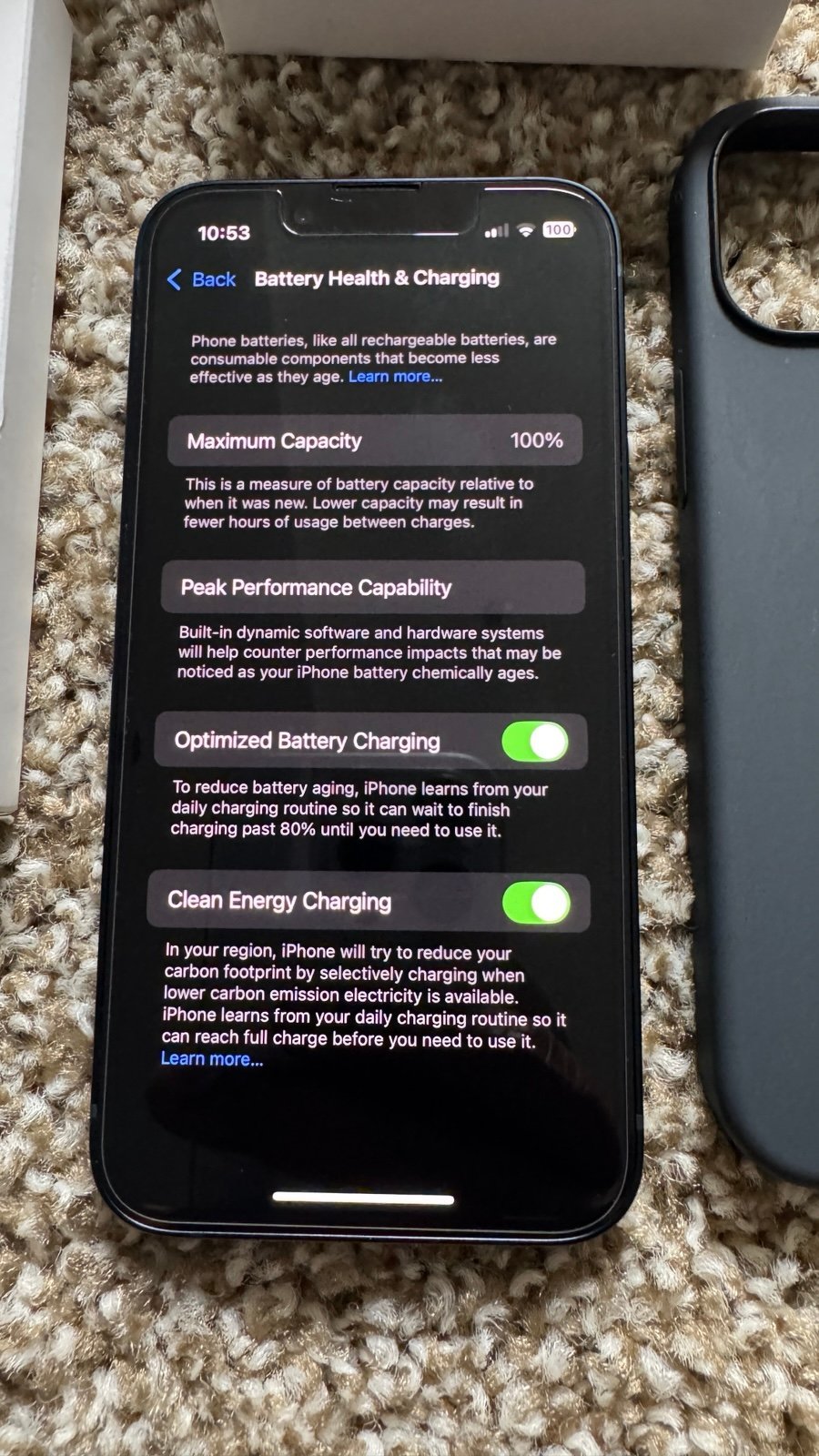 Unlocked iPhone 13 Mini [100% BATTERY CAPACITY] 8N85