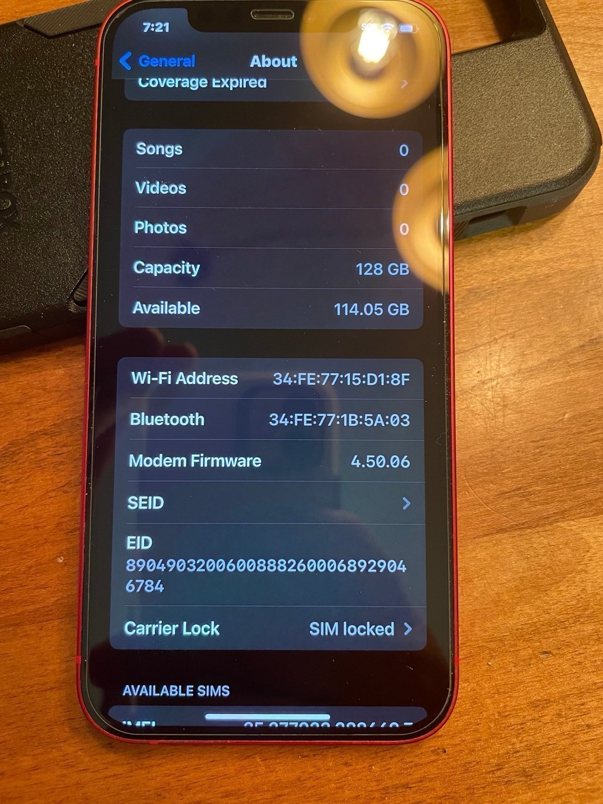 Apple iPhone 12 128GB AT&T Cricket - PERFECT!  — Battery Health @ 90% 9B53