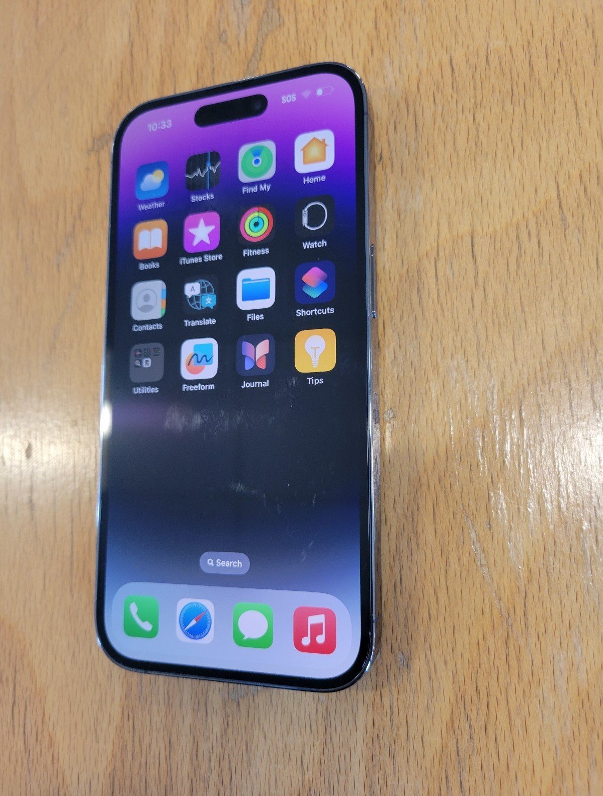 iPhone 14 pro phone unlocked 256 purple 6X11