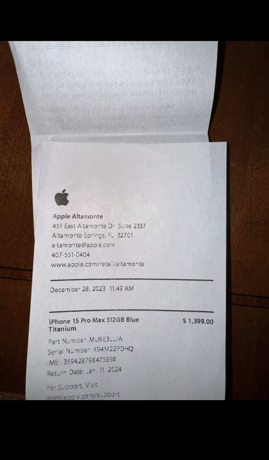 Apple iphone 15 pro max phone unlocked 8L92