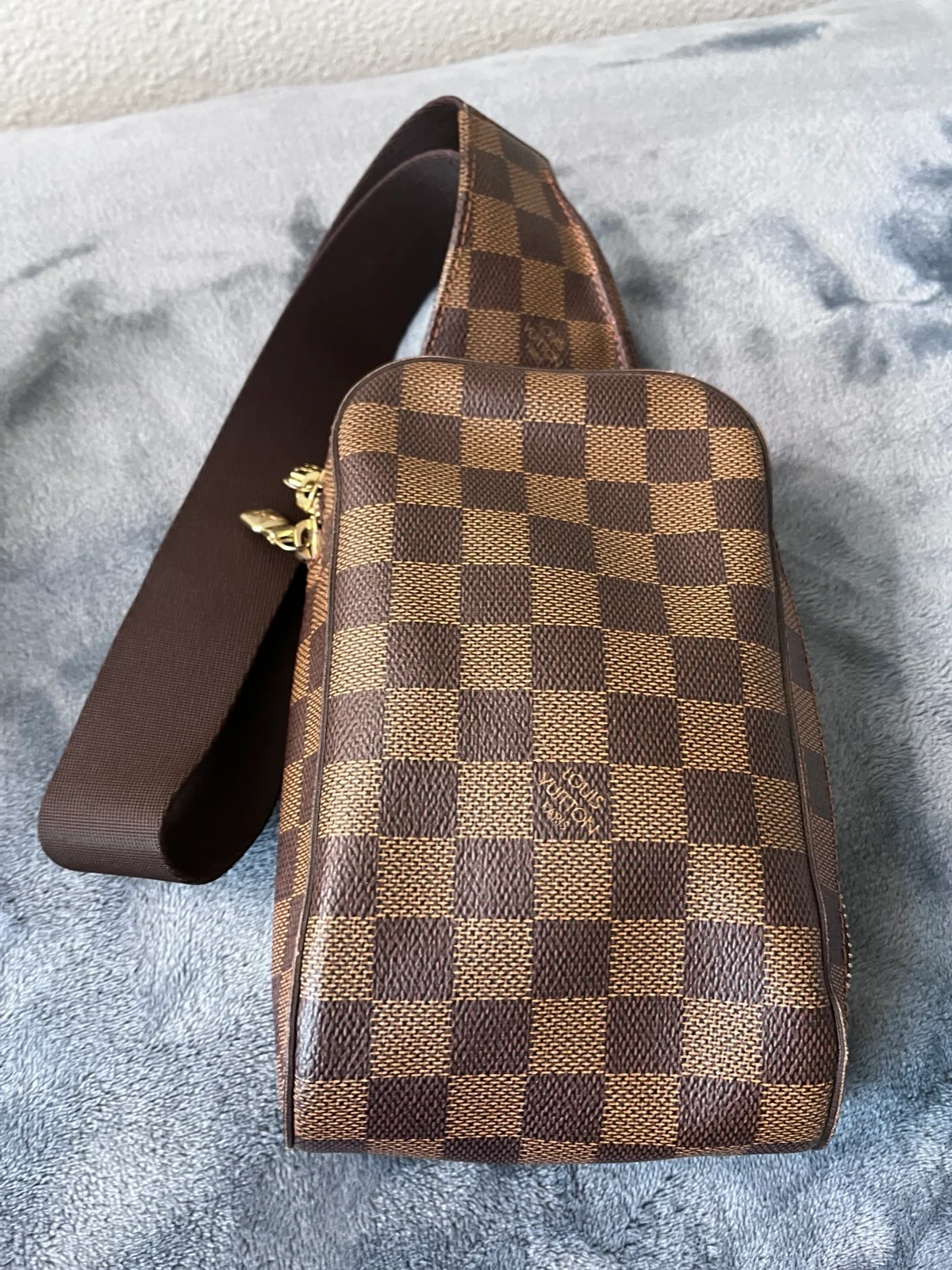 AUTHENTIC LOUIS VUITTON Damier Ebene Geronimos Monogram