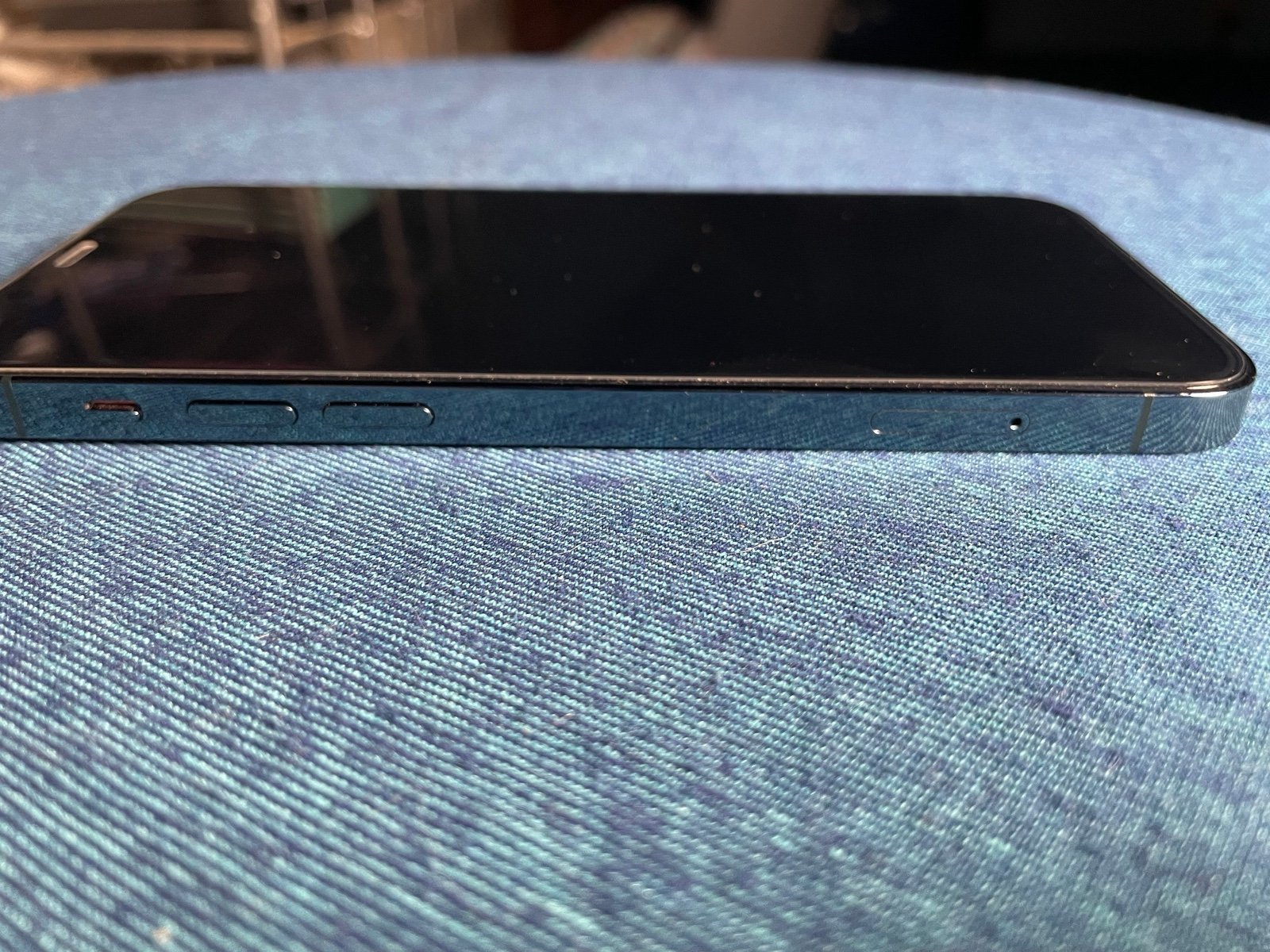 iPhone 12 Pro with Black Case 7P87