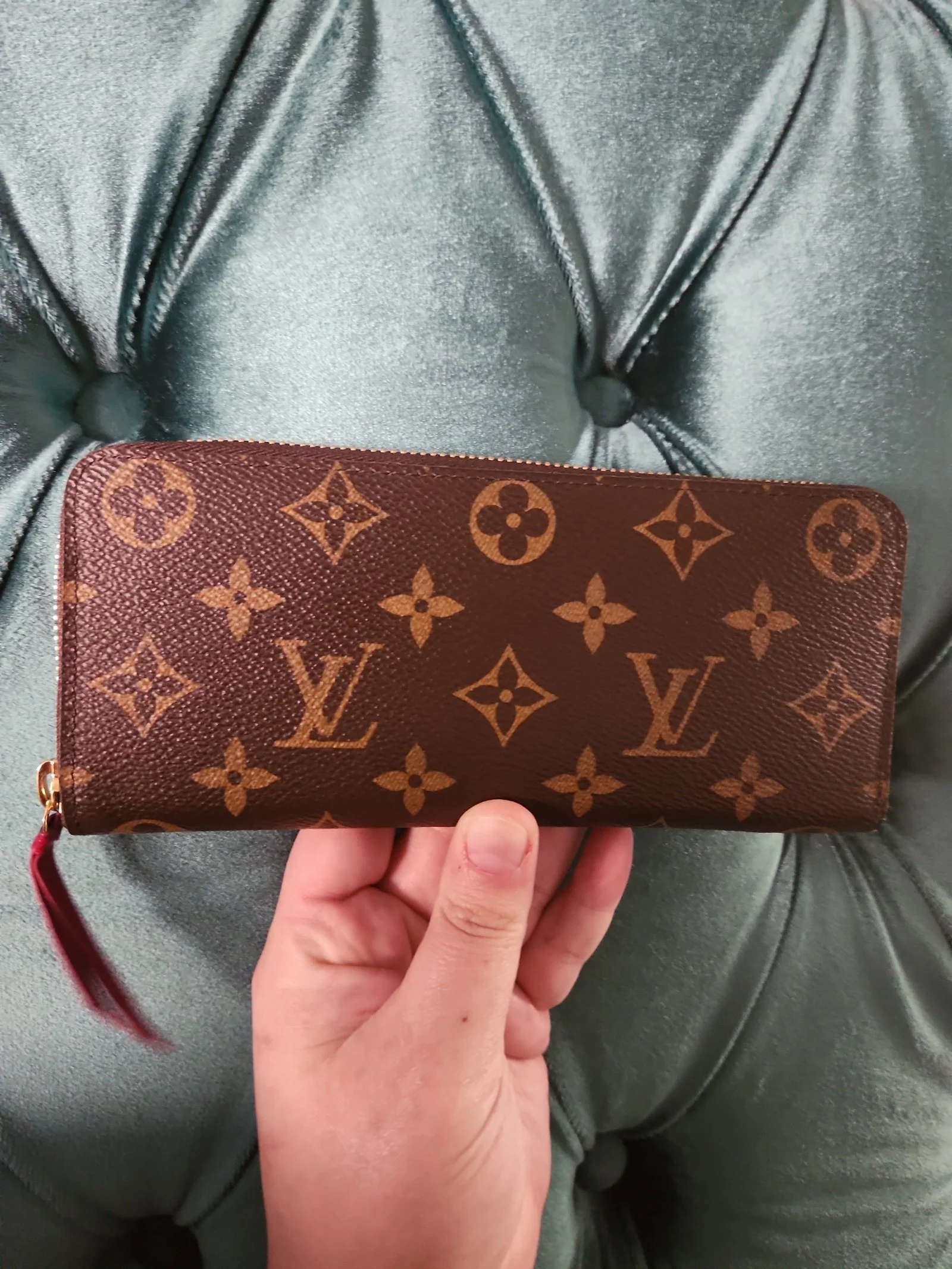 Louis Vuitton Clemence Mongram Fushia Wallet Like New Condition OPEN to OFFERS!!