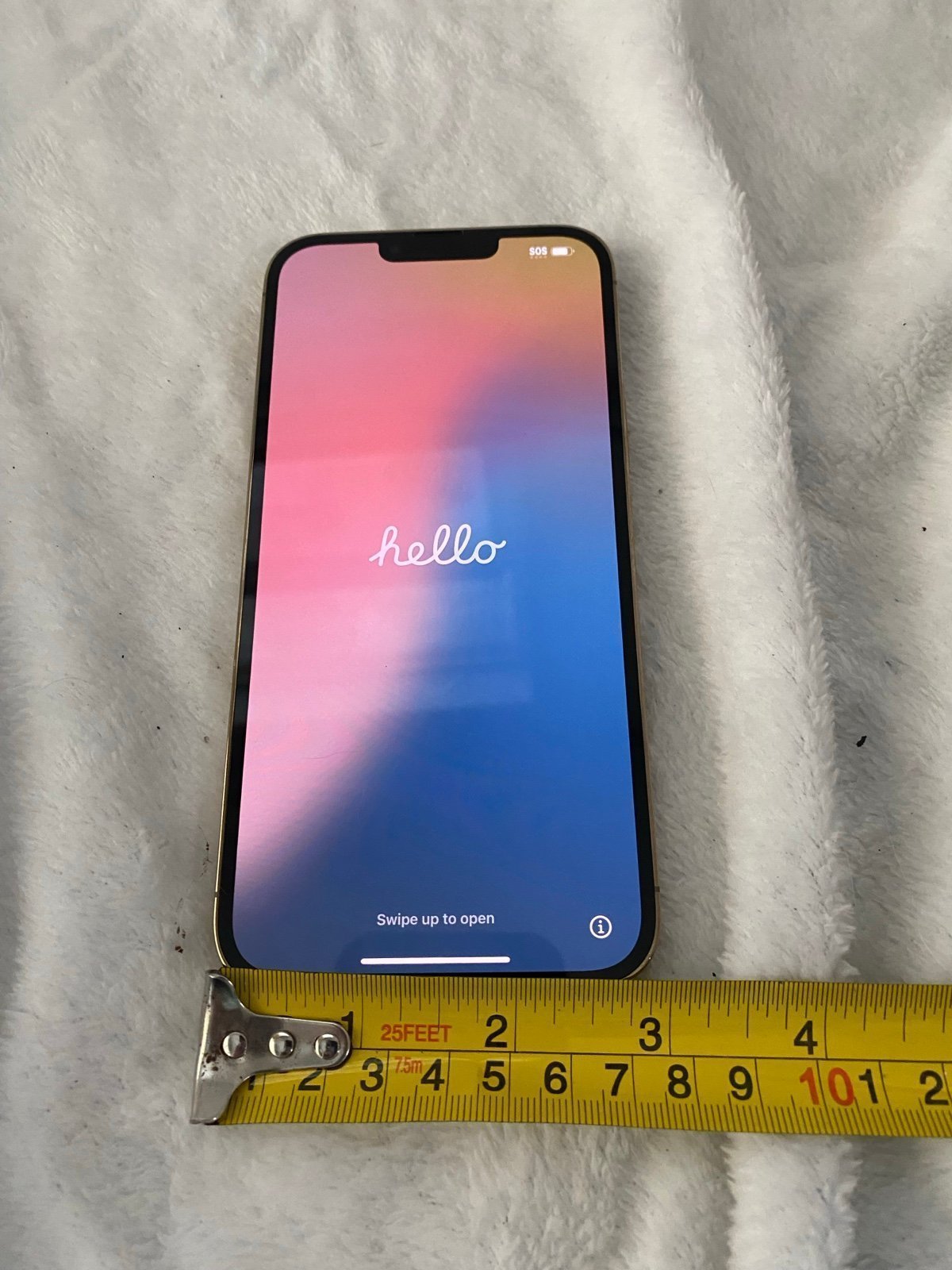 Apple iPhone 13 Pro Max 256GB Factory Reset - Very Good - Gold Color Free Ship 5P99