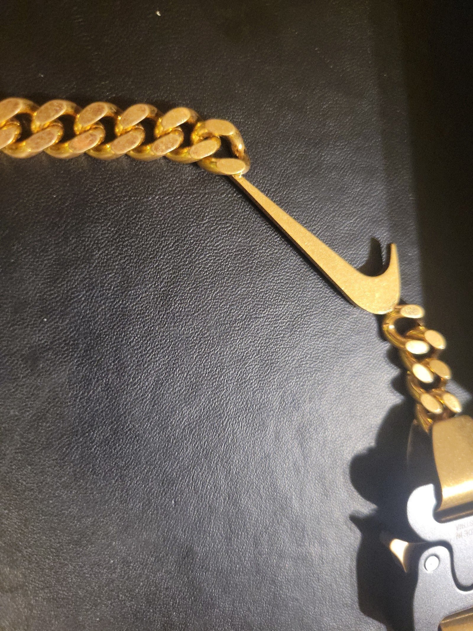 Nike Alyx Hero 001 Necklace Gold Rope Chain Like New