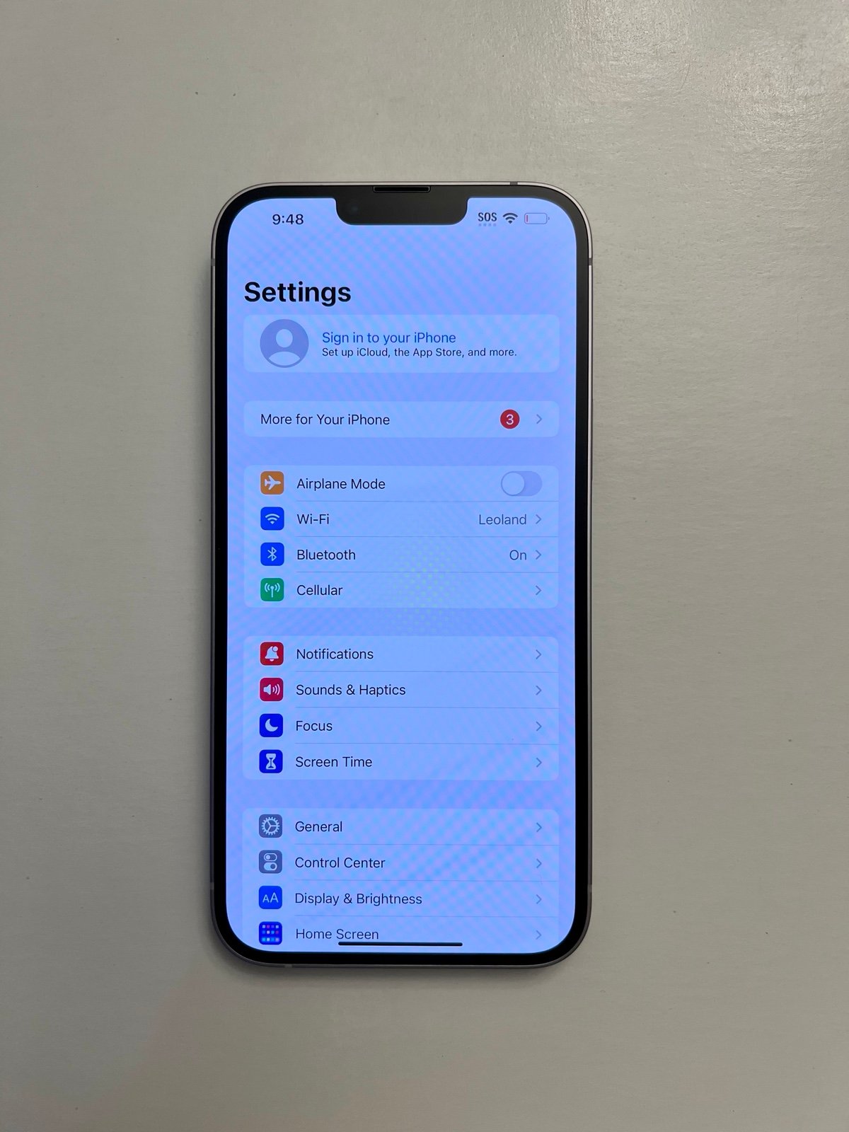 Apple iPhone 14 Plus Unlocked 128GB Purple Like New 2V57