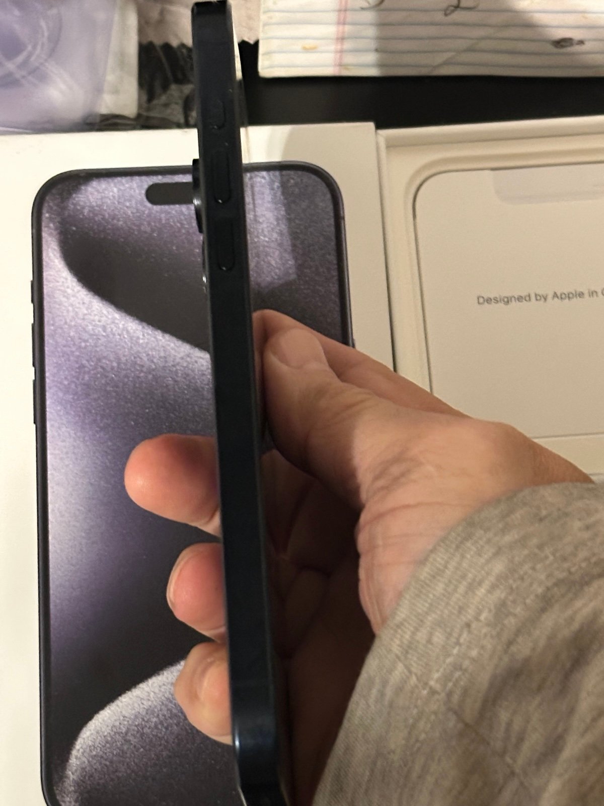 APPLE IPHONE 15 PRO MAX 512GB UNLOCKED WORLDWIDE IN MINT CONDITION TITAN BLUE 2K21