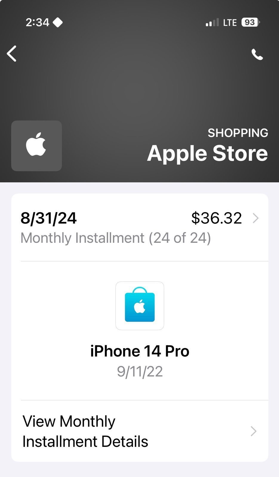 iPhone 14 Pro 256GB 8F19