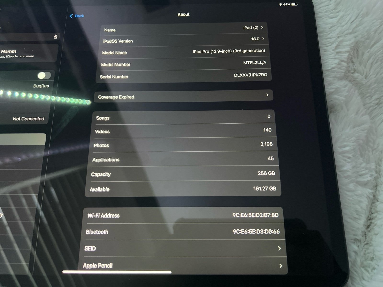 iPad Pro 12.9 inch 3rd Gen - 256GB WiFi 6E97