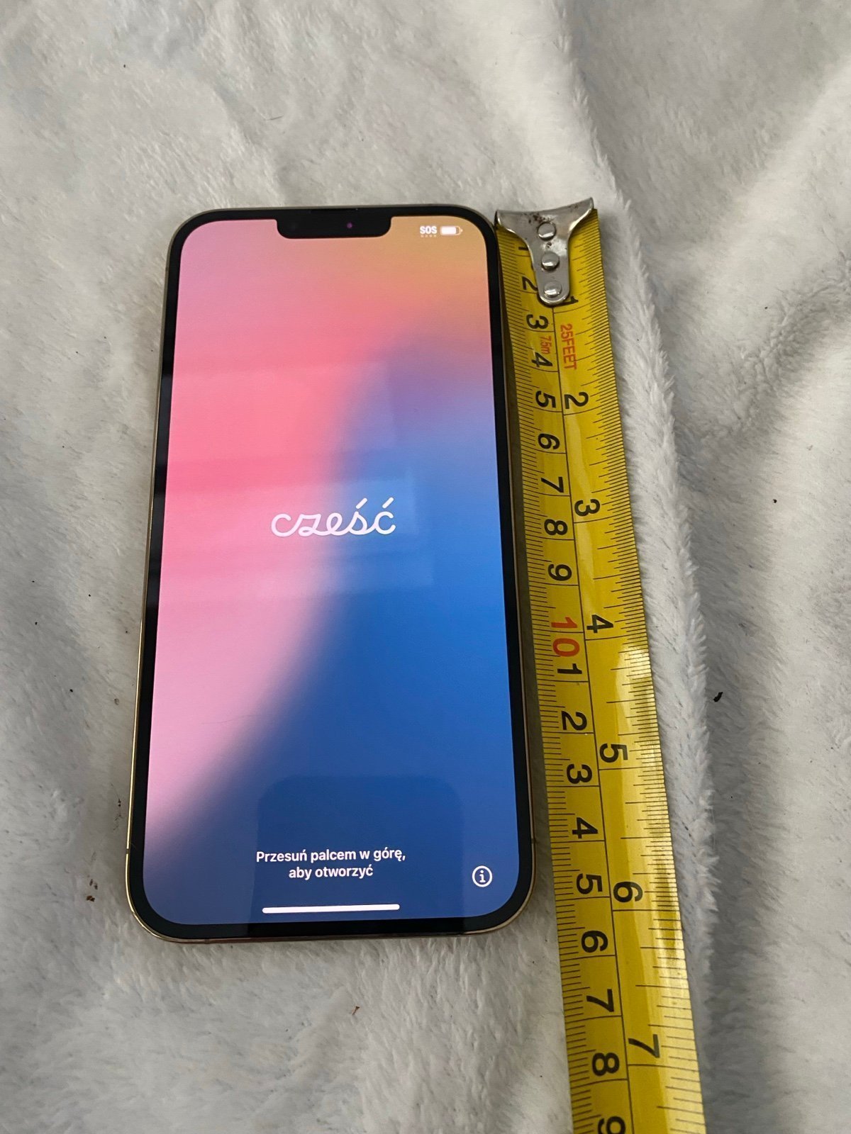 Apple iPhone 13 Pro Max 256GB Factory Reset - Very Good - Gold Color Free Ship 5P99