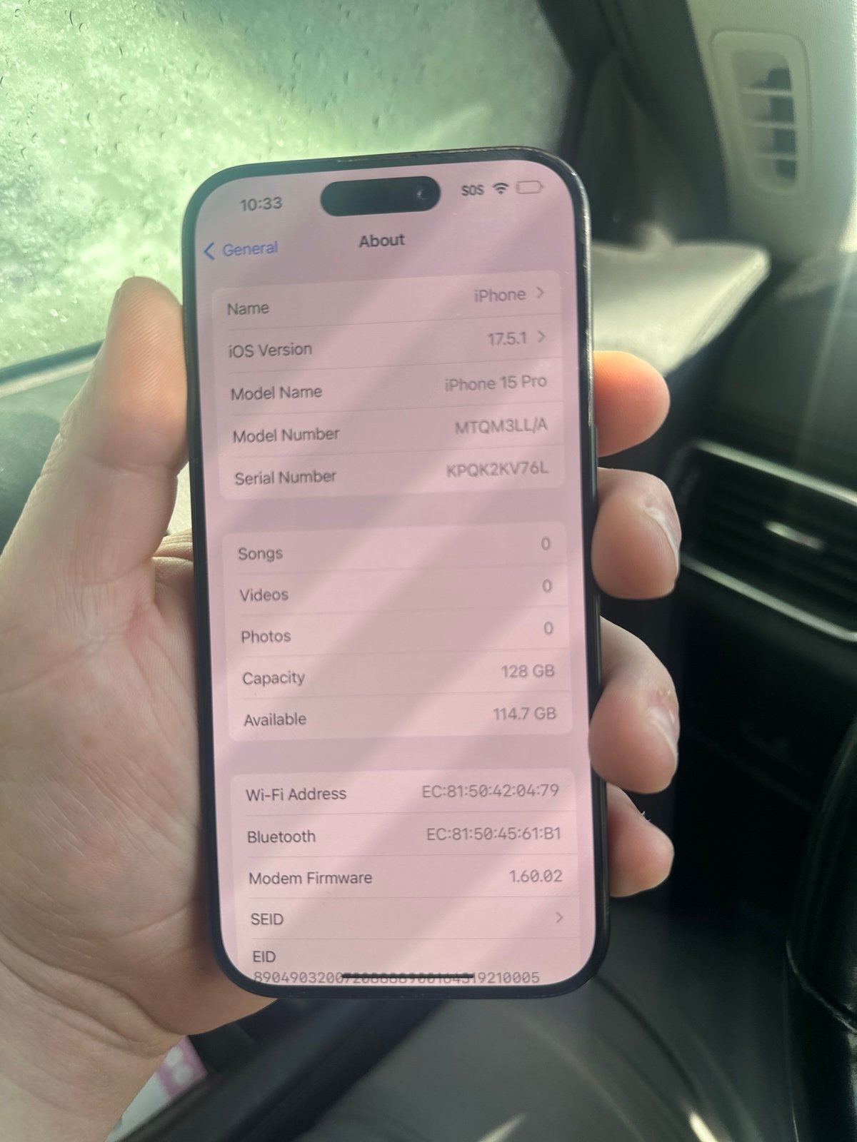 iPhone 15 Pro 128GB BLACK T-Mobile 5K16