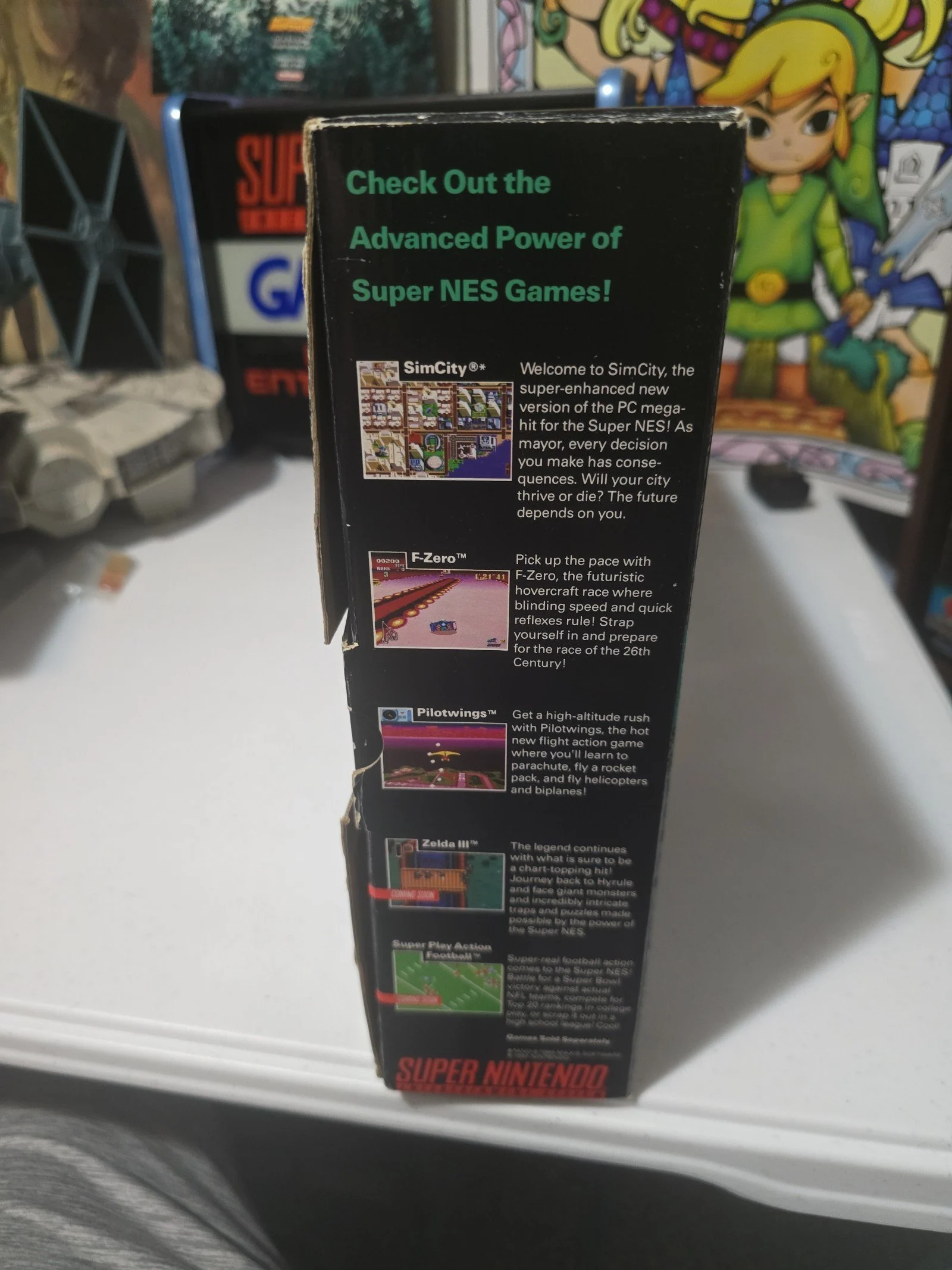 Super Nintendo System Launch Day Edition. 100% complete