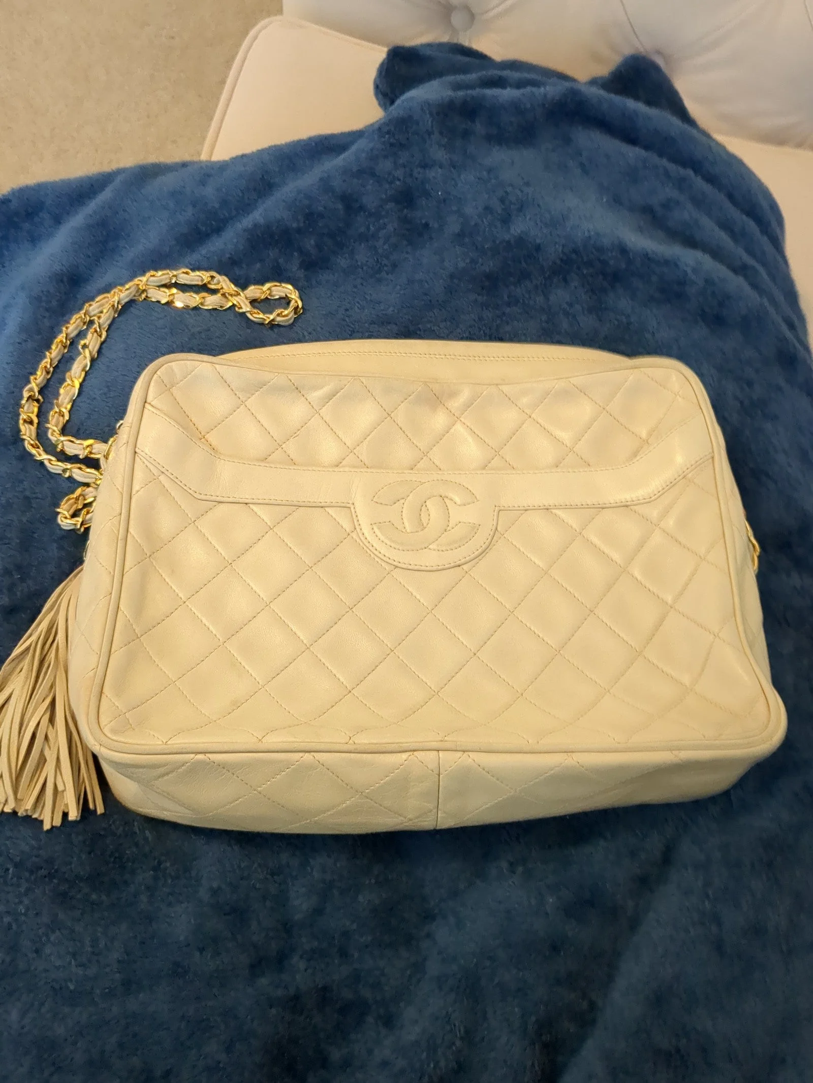 Vintage Chanel Camera bag with tassel
