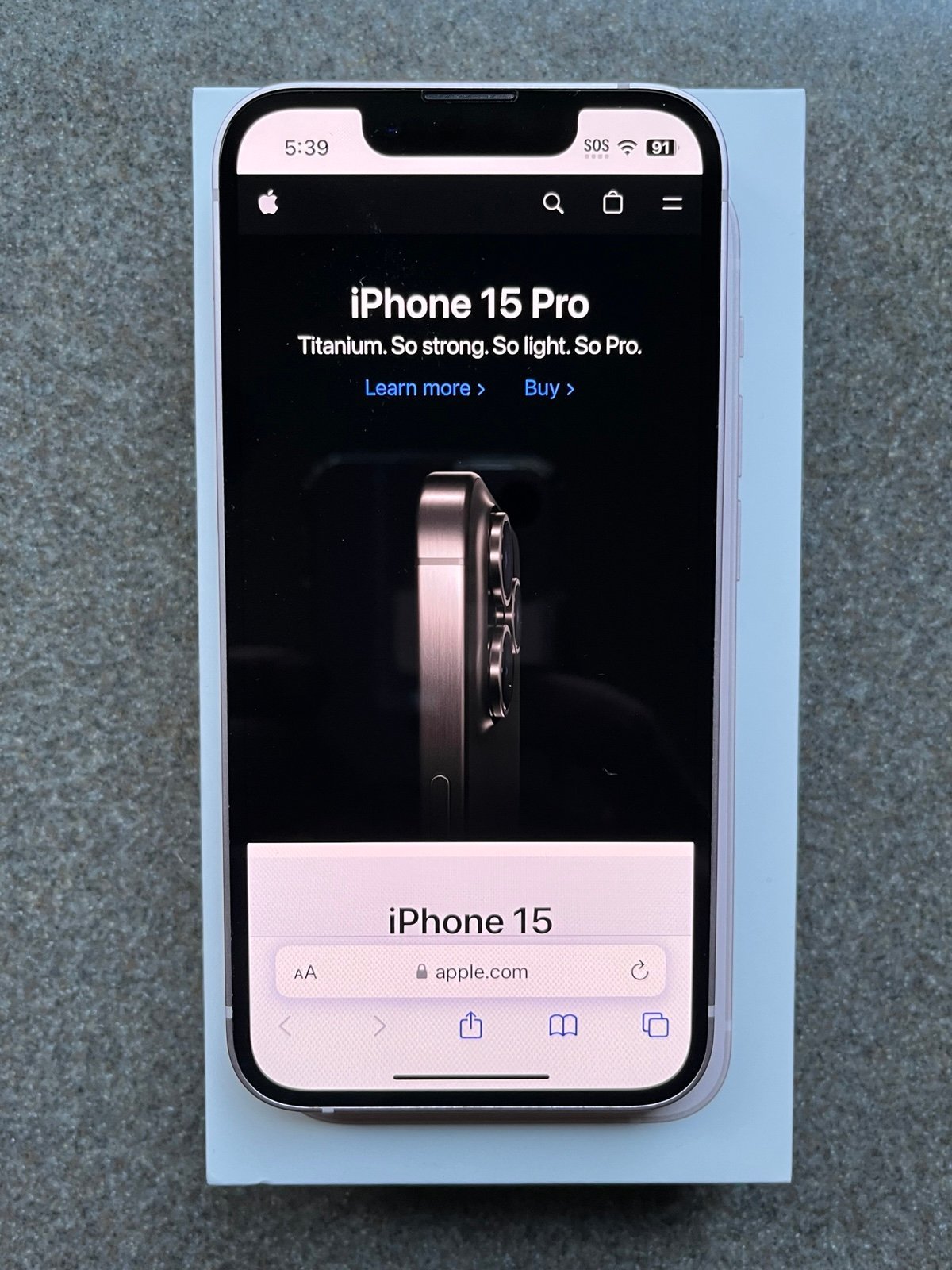 Like New Apple iPhone 13 Mini 256GB Unlocked 5G Cell Phone with Apple Case 2W39