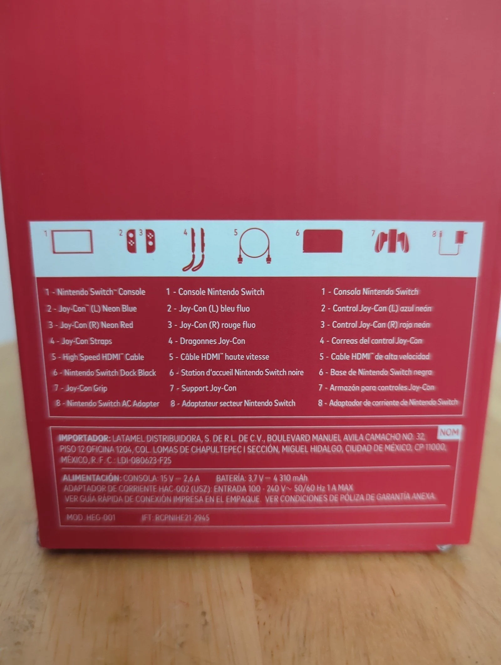 Nintendo Switch OLED (blue + red) 8L52