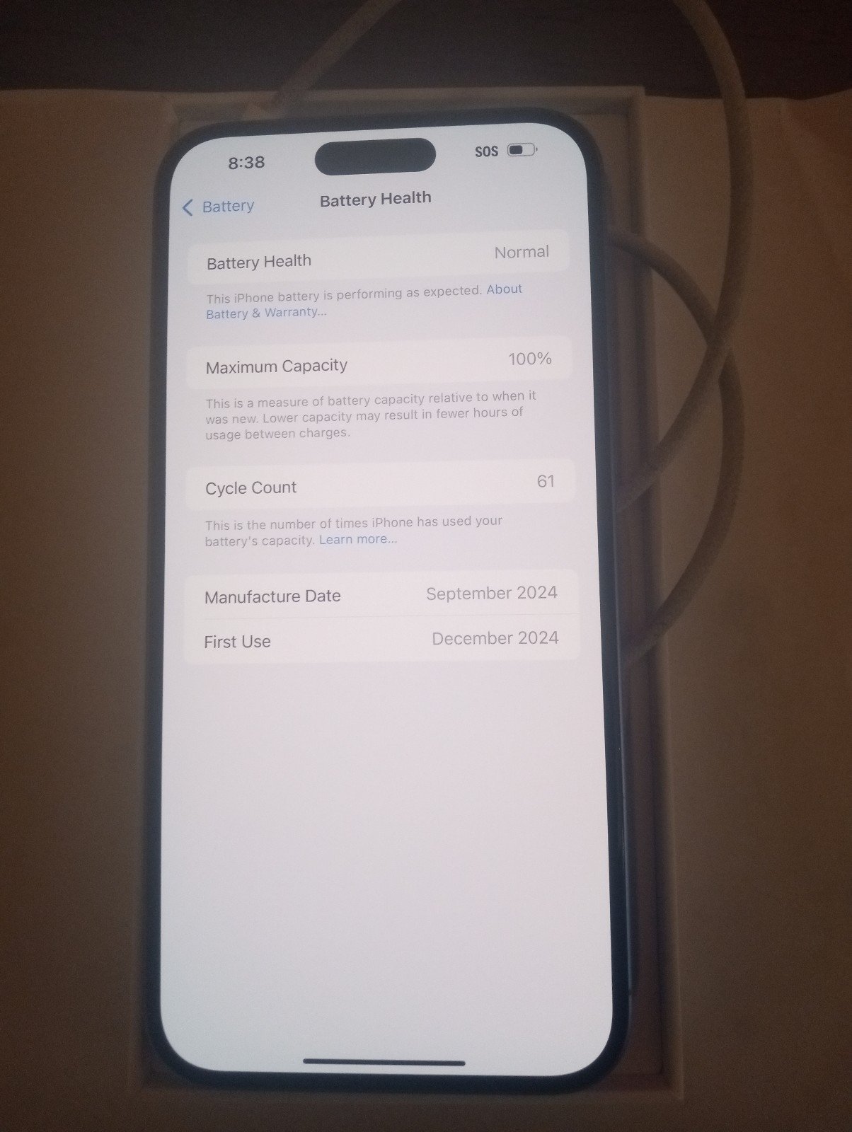 Apple iPhone 16 plus 128GB 7T51