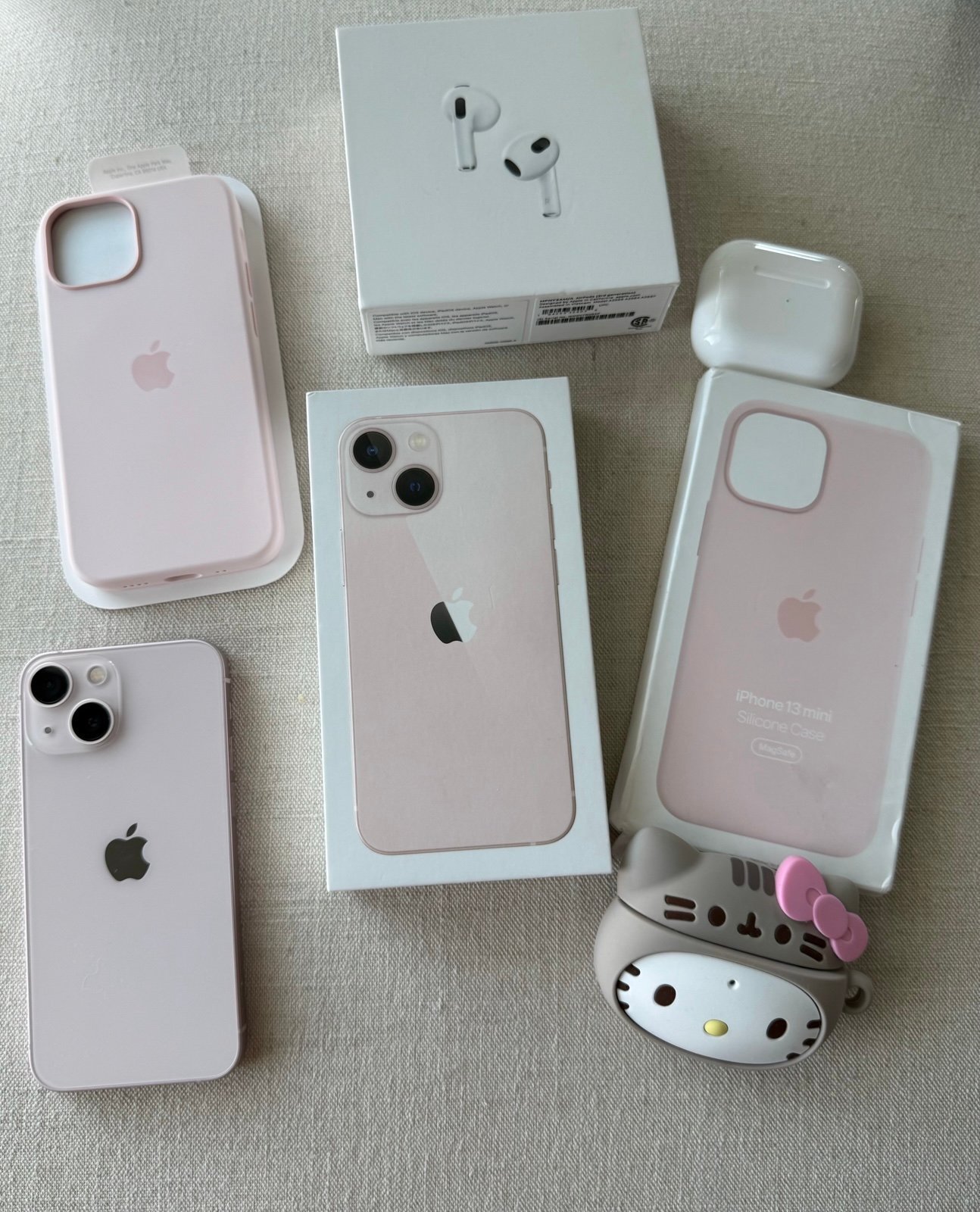 Apple iPhone 13 Mini Pink 128 GB Unlocked Bundle 8E37