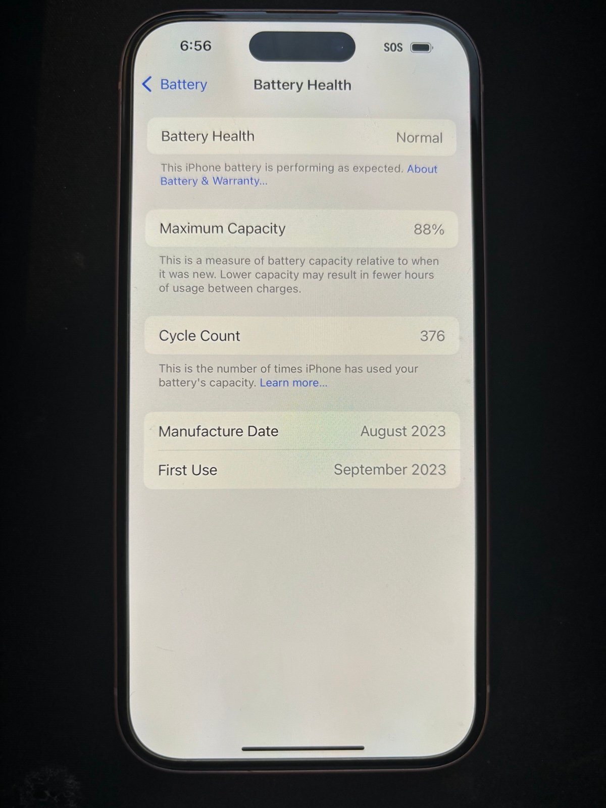 iPhone 15 (128GB - Unlocked) 8B11