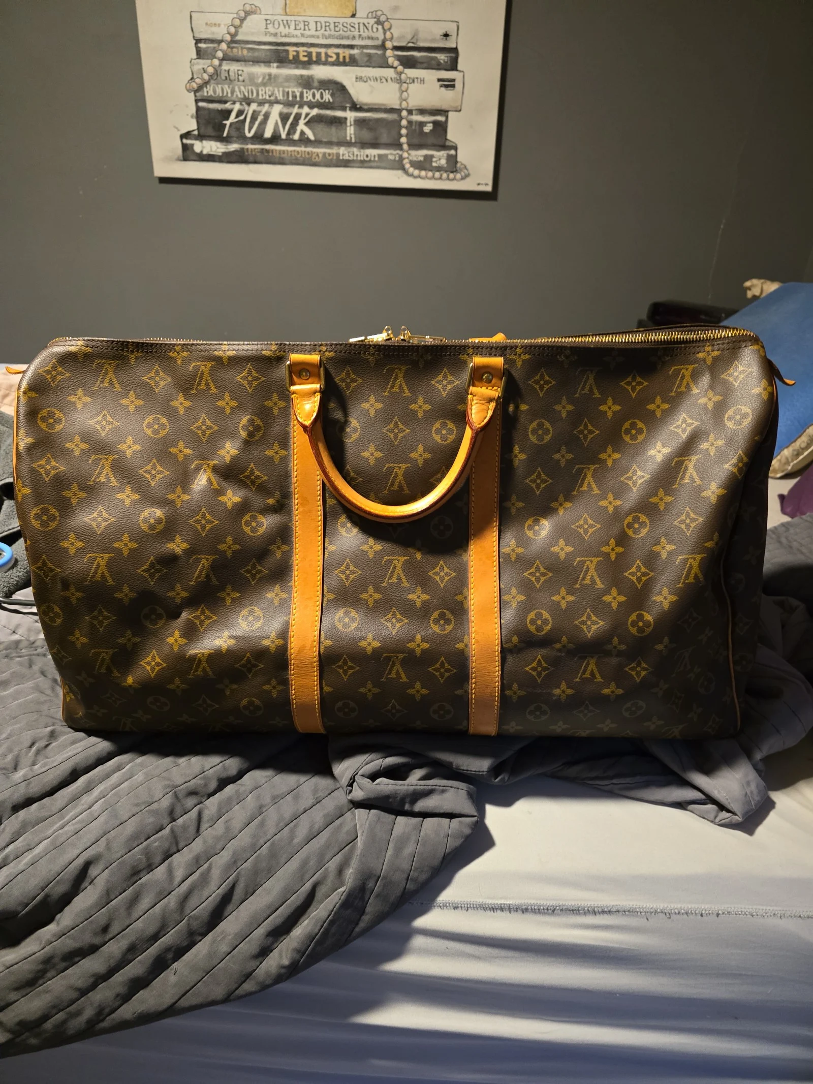 Authentic Louis Vuitton Keepall 55