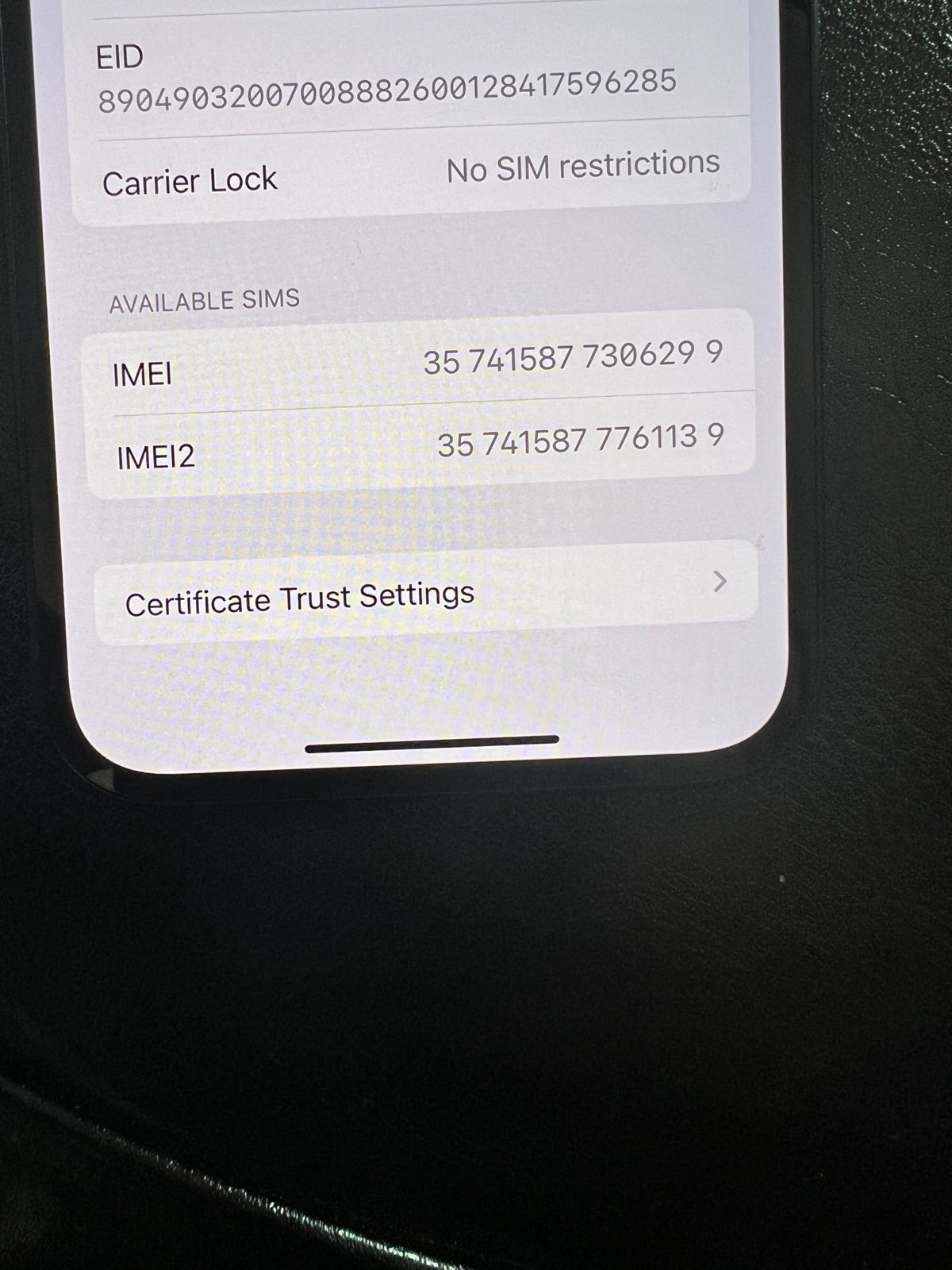 Apple iPhone 13 128 GB in Blue 7E55