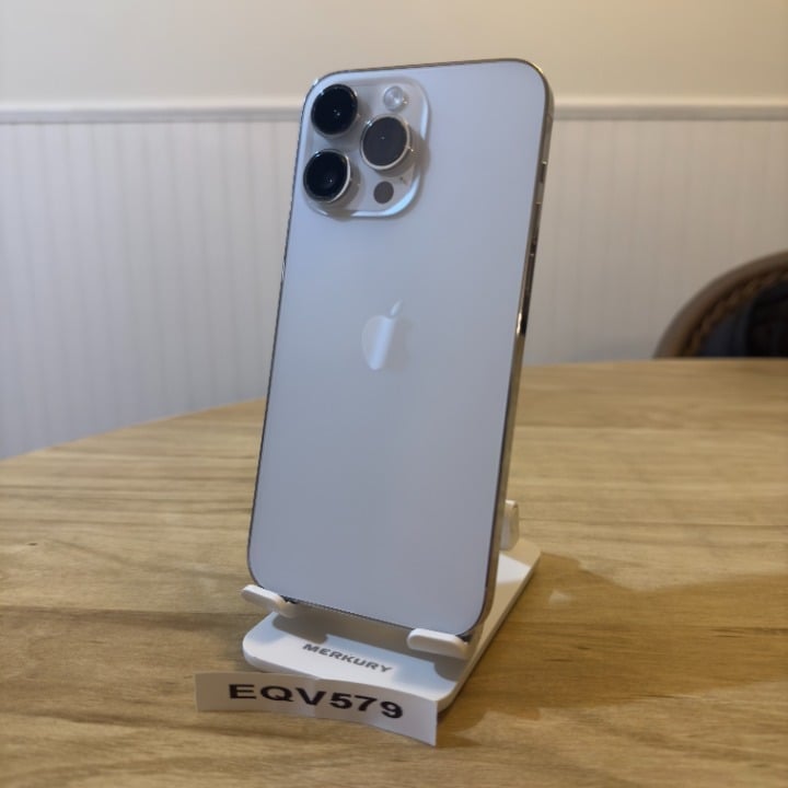 Apple iPhone 14 Pro Max A2651 Silver 128GB Unlocked 87% BH 2Y33