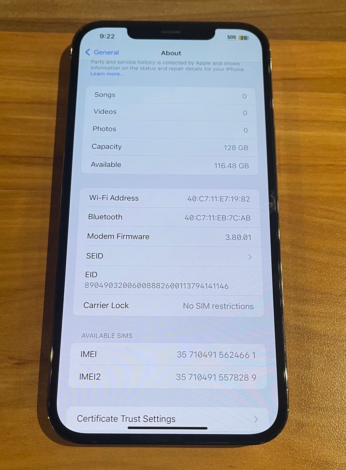 iPhone 12 Pro Max 128GB Unlocked 6K62