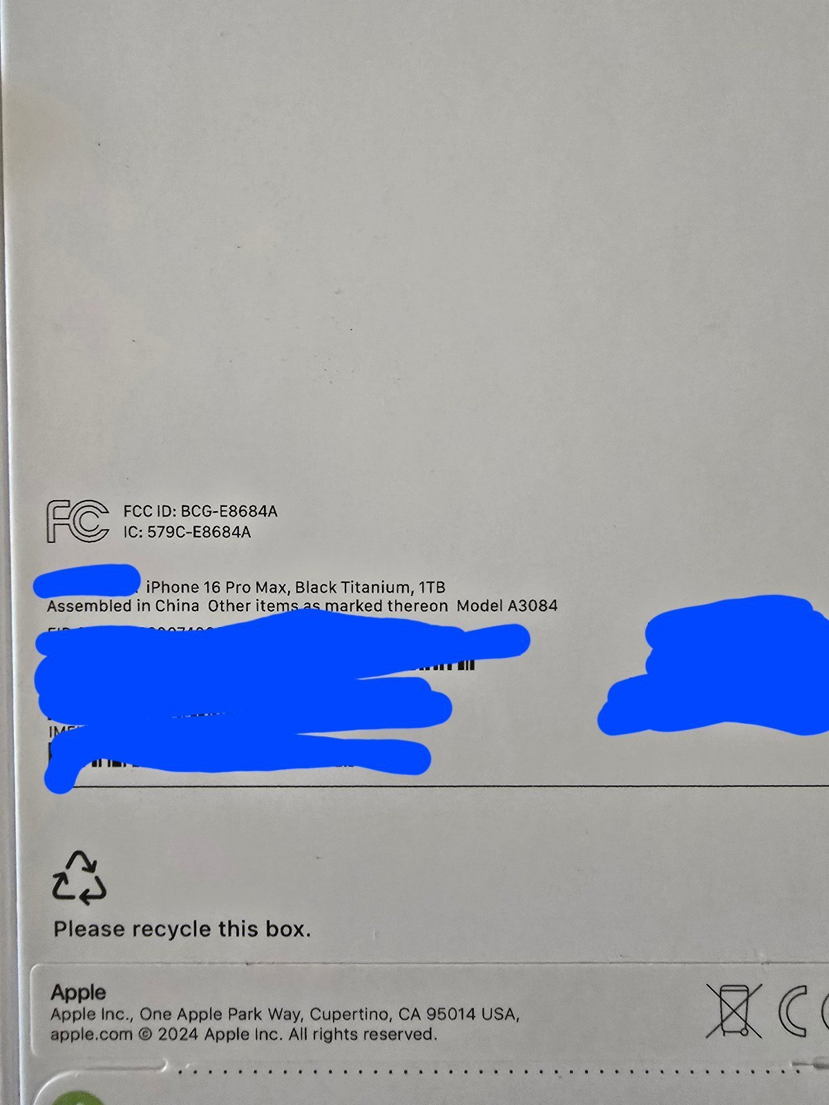 Black Iphone 16 Pro Max 1TB Boost Mobile 2R82