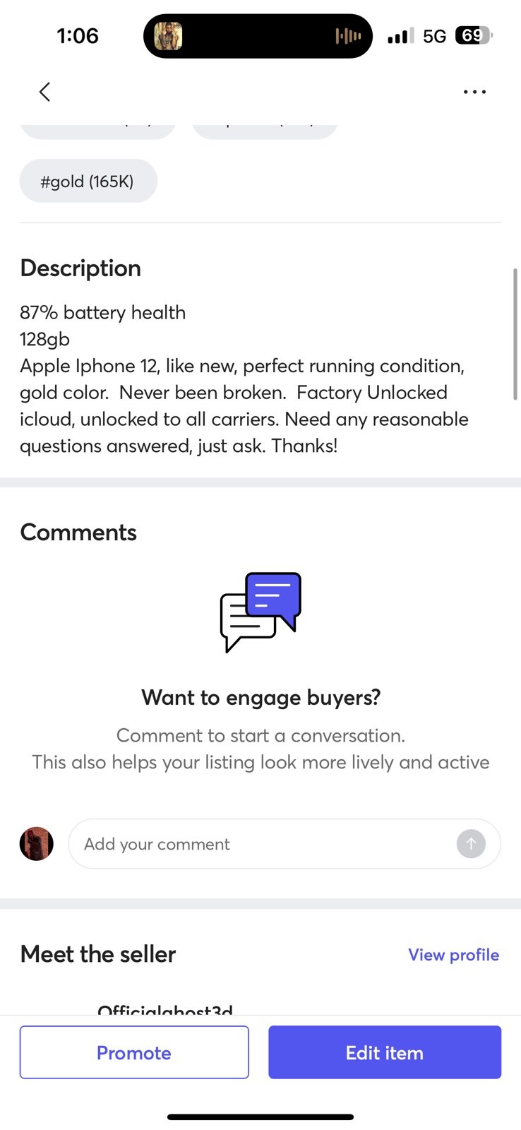  iPhone 12 Pro Max 256GB Blue Unlocked and iPhone 12 bundled post 3E22