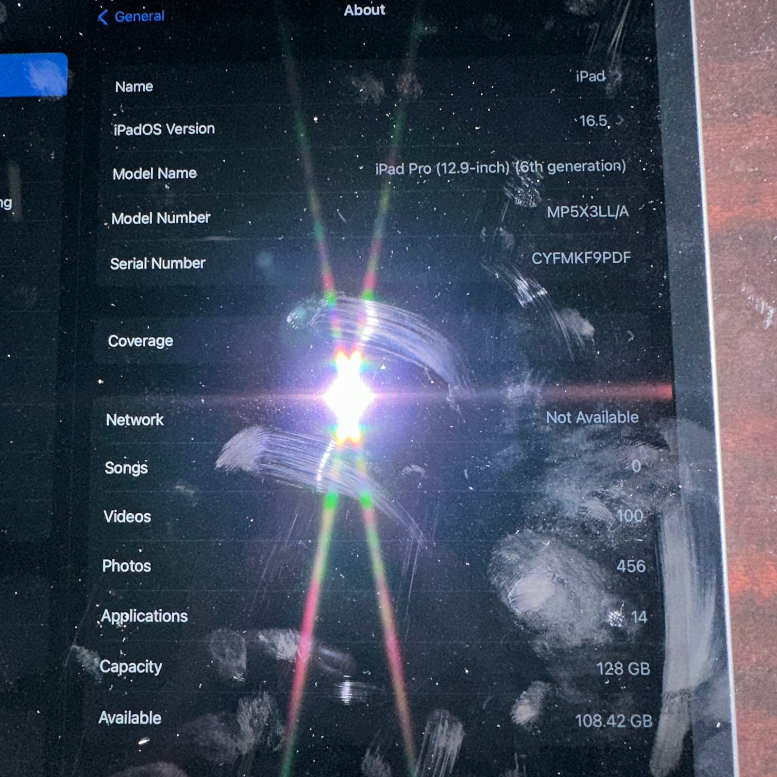 Apple iPad Pro 12.9in 128gb WiFi + Cellular 5L27