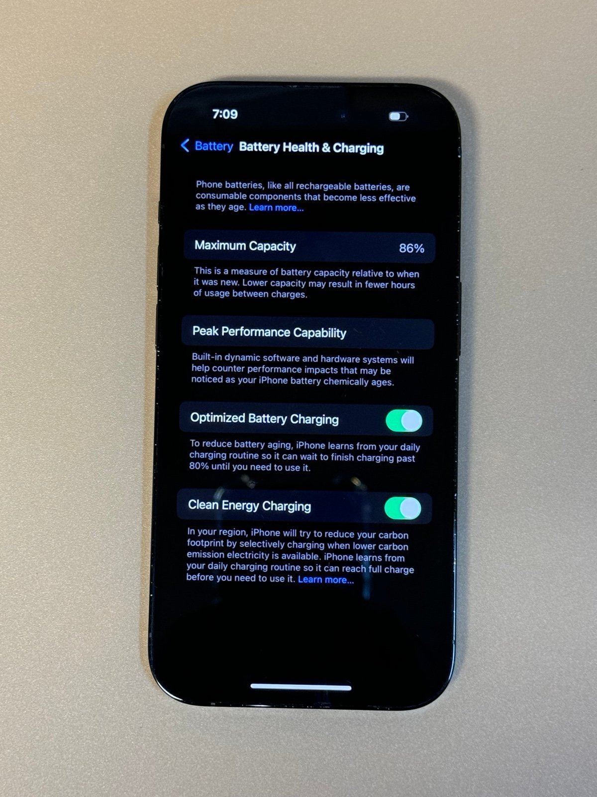 Apple iPhone 14 Pro 128 GB Unlocked In Graphite Black 7K17