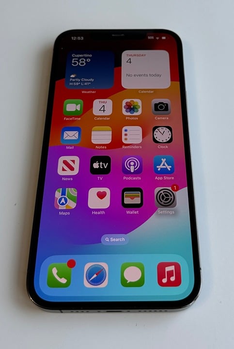 Apple iPhone 12 Pro Max 256GB Graphite (AT&T Cricket H20) A2342 6J25