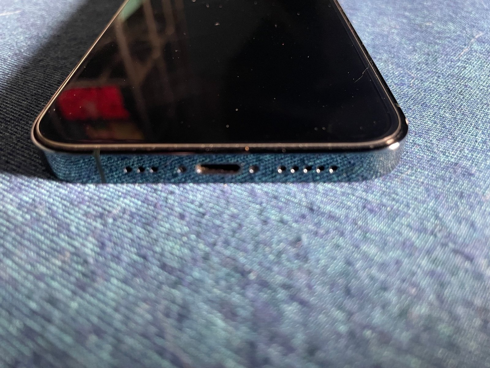 iPhone 12 Pro with Black Case 7P87