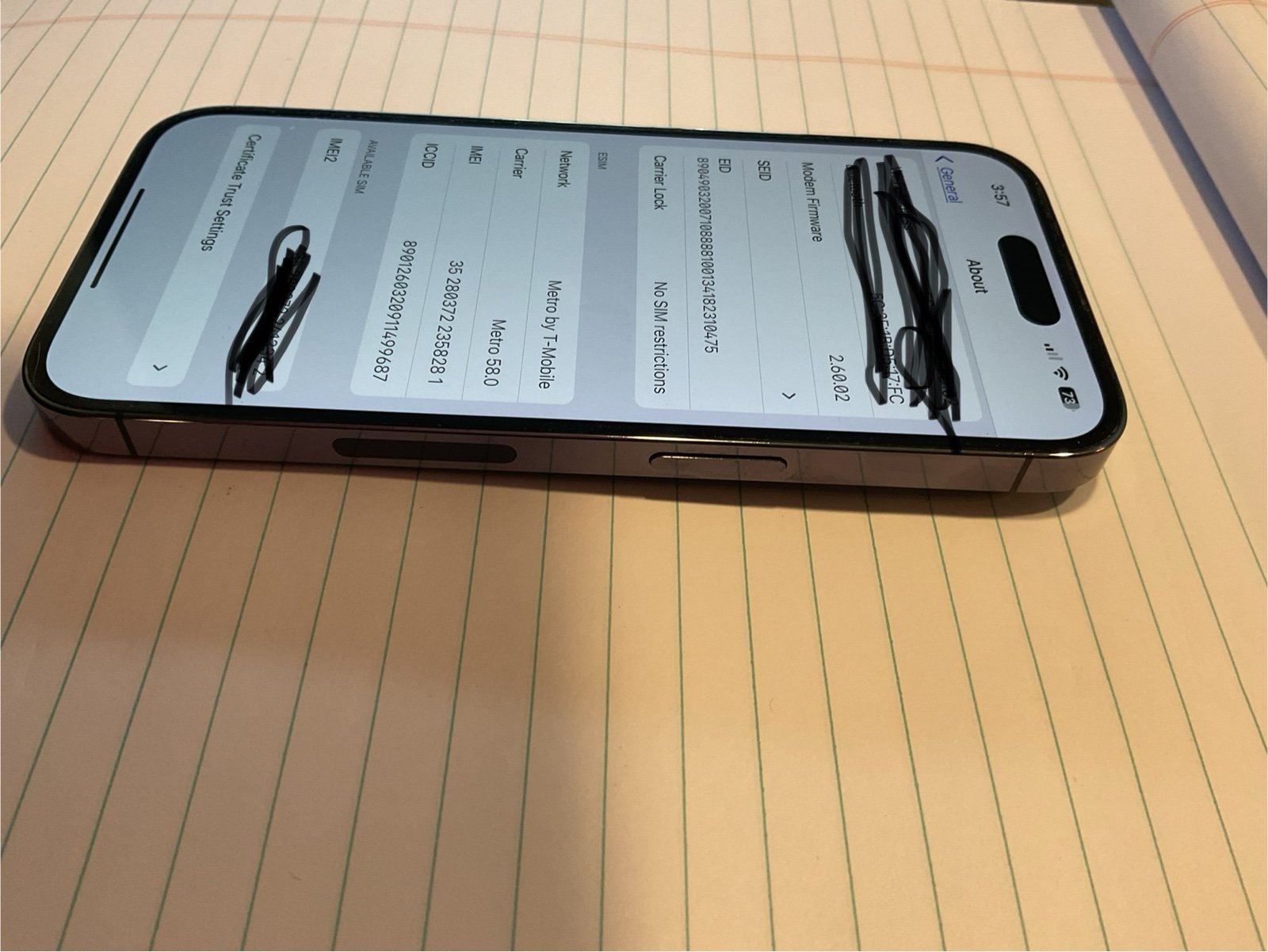 Unlocked Apple iPhone 14 Pro 128 GB in Deep Purple 8Z26