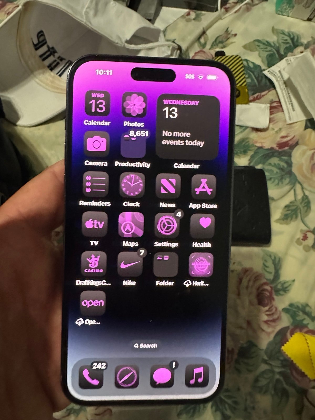 Apple iPhone 14 Pro Max 256gig UNLOCKED Beautiful Deep Purple LIKE NEW 8V83