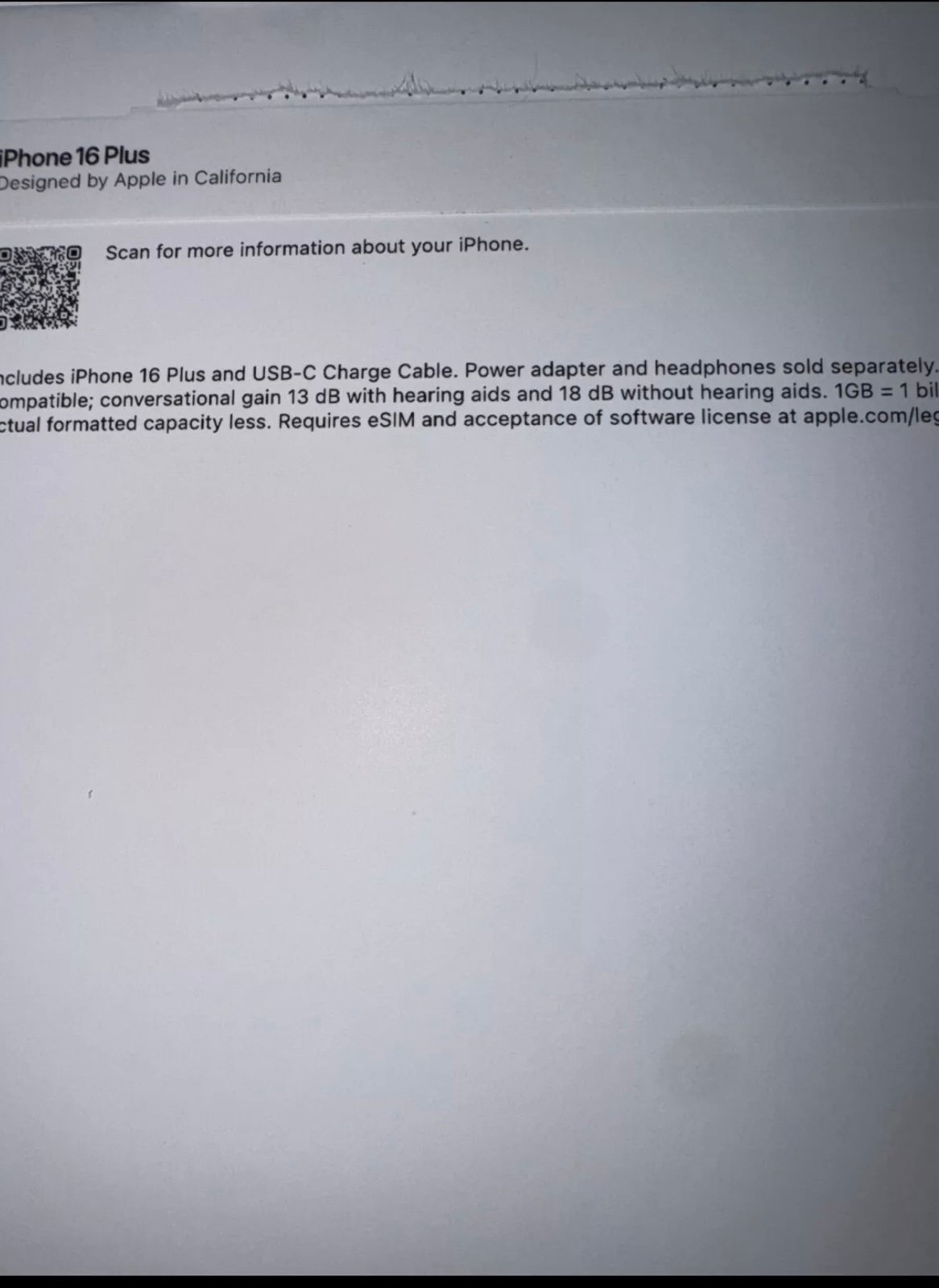 Apple iPhone 16 plus unlocked 5K35