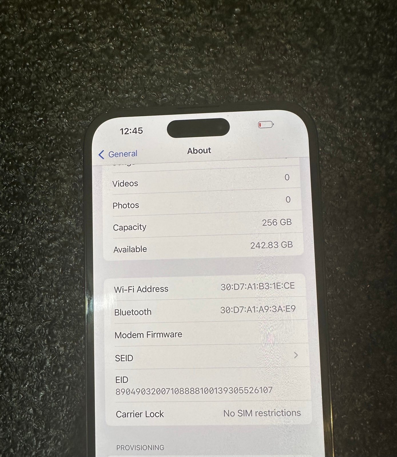 Apple iPhone 14 Pro Max 256 GB in Space Black for Unlocked 3B27