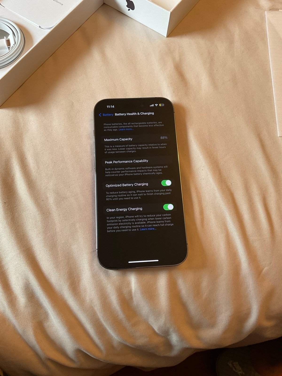 Iphone 14 Pro 256GB Deep Purple UNLOCKED MINT 1S91