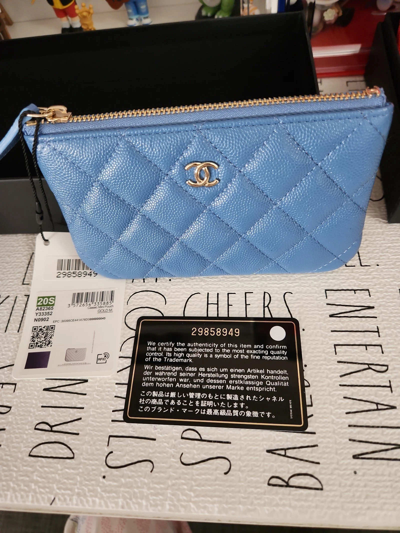 Chanel Classic Small Zipped Pouch