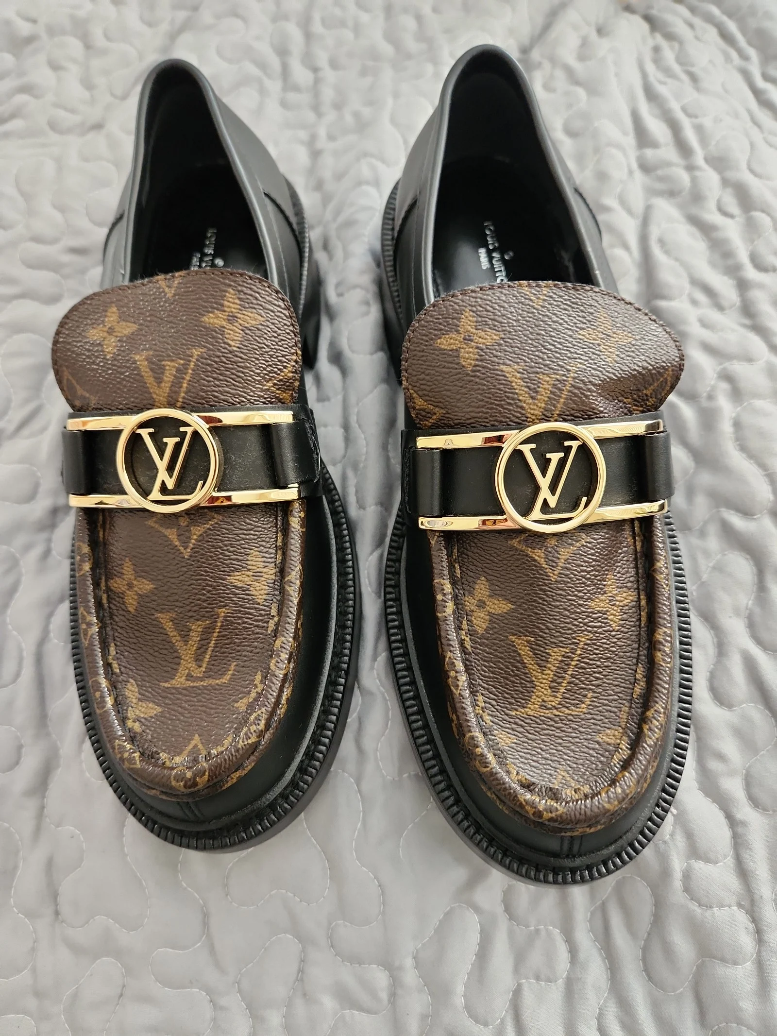 Louis Vuitton Academy Leather Loafers Shoes
