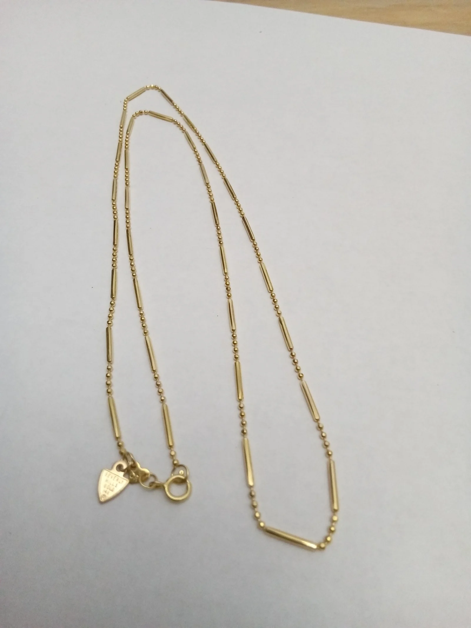 14K necklace