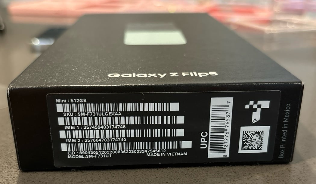 Samsung zflip 5 6U37